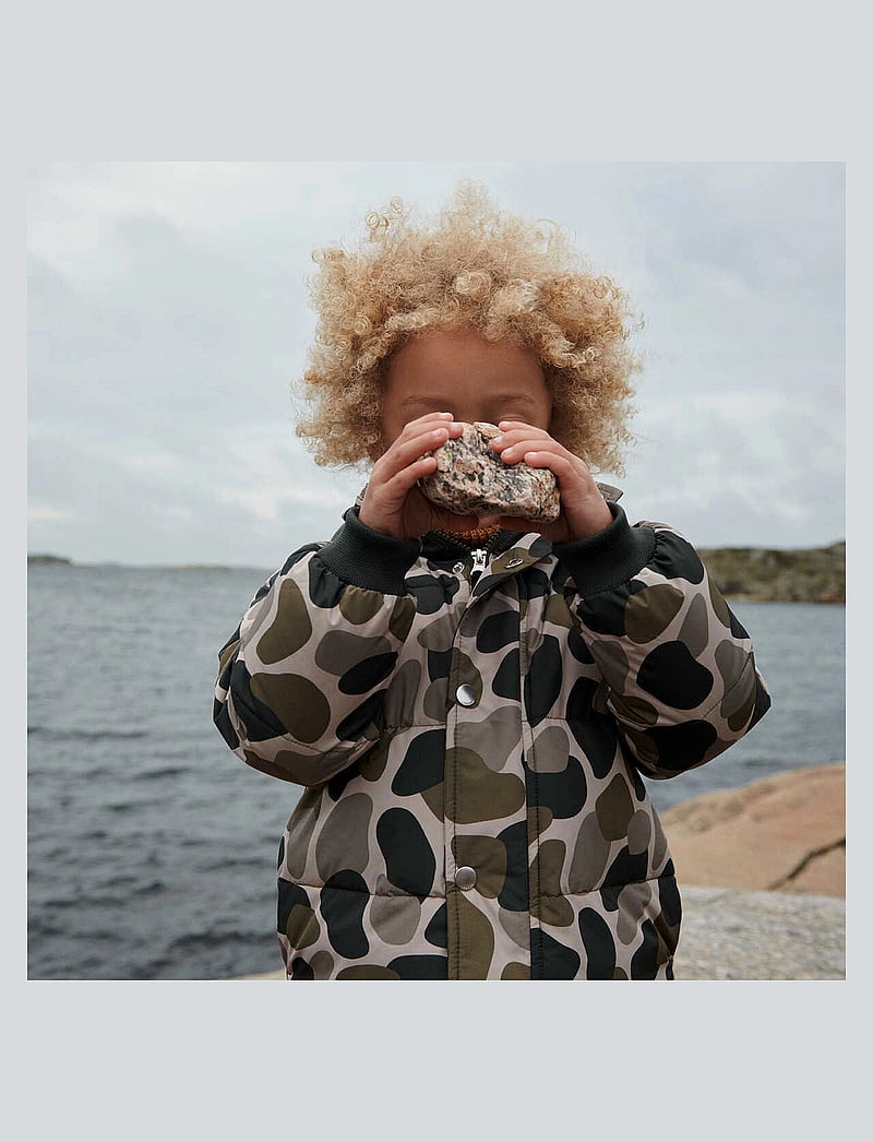 Liewood - Palle Puffer Down Jacket - camouflage / green multi mix - 0