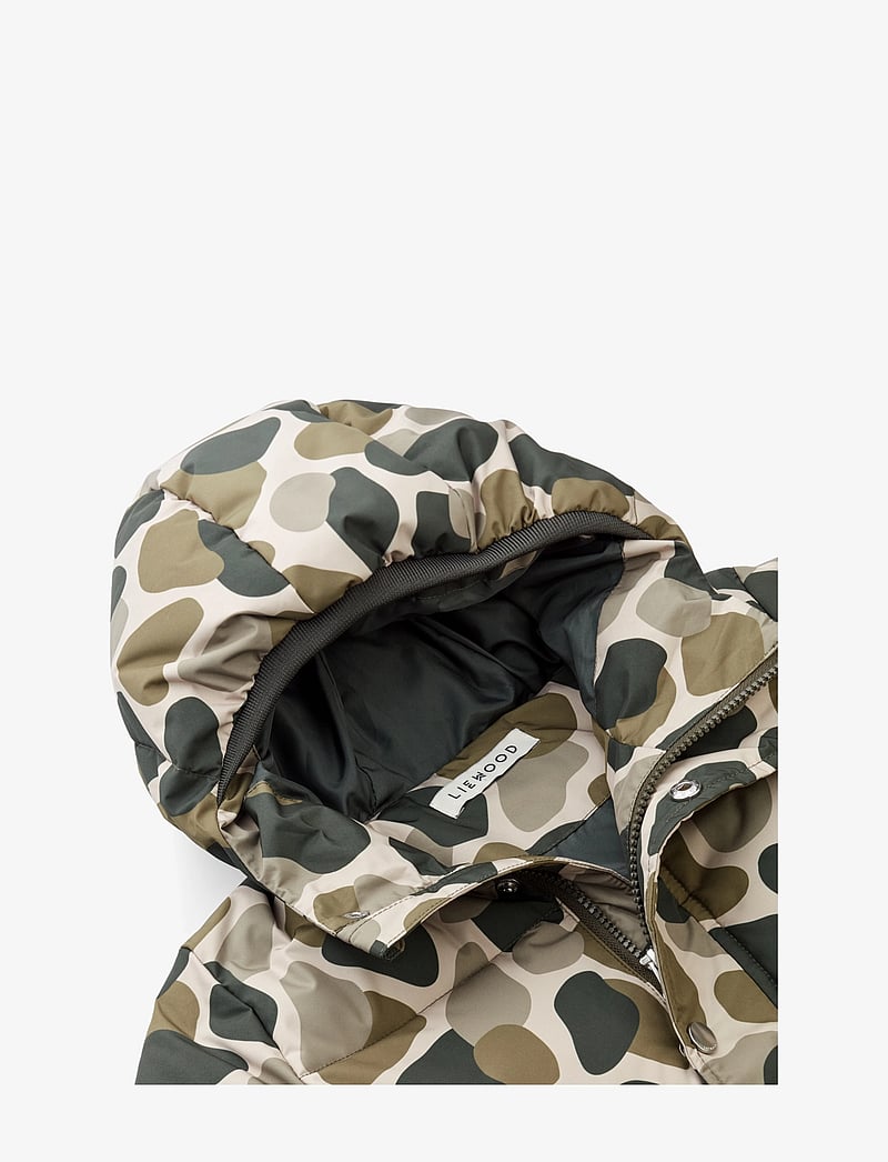 Liewood - Palle Puffer Down Jacket - camouflage / green multi mix - 4
