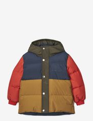Palle Puffer Down Jacket - ARMY BROWN MULTI MIX
