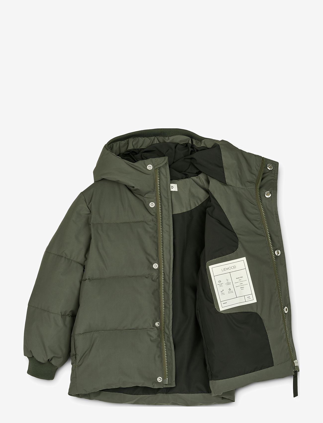 Liewood - Palle Puffer Down Jacket - hunter green - 3