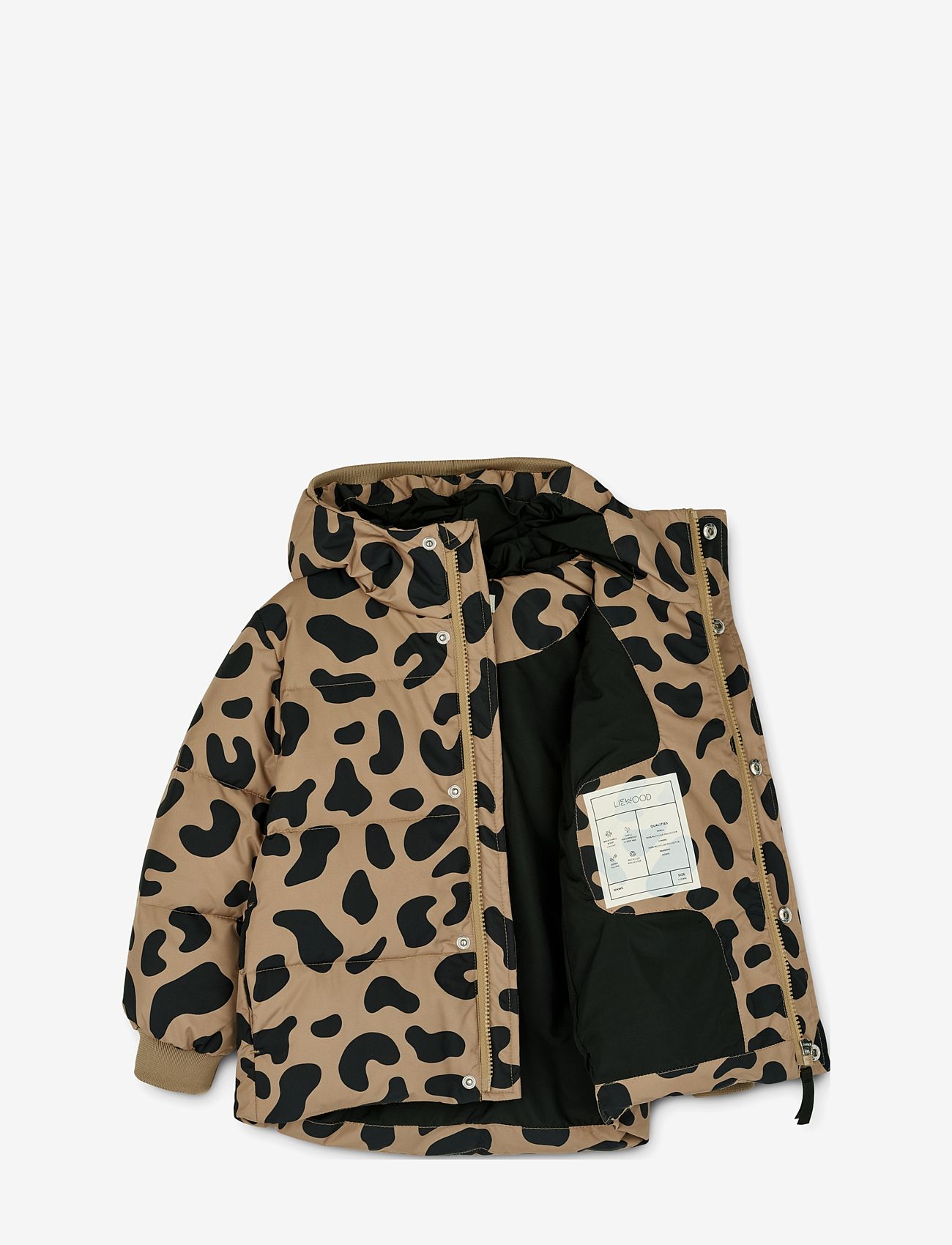 Liewood - Palle Puffer Down Jacket - mega leo / oat mix - 3