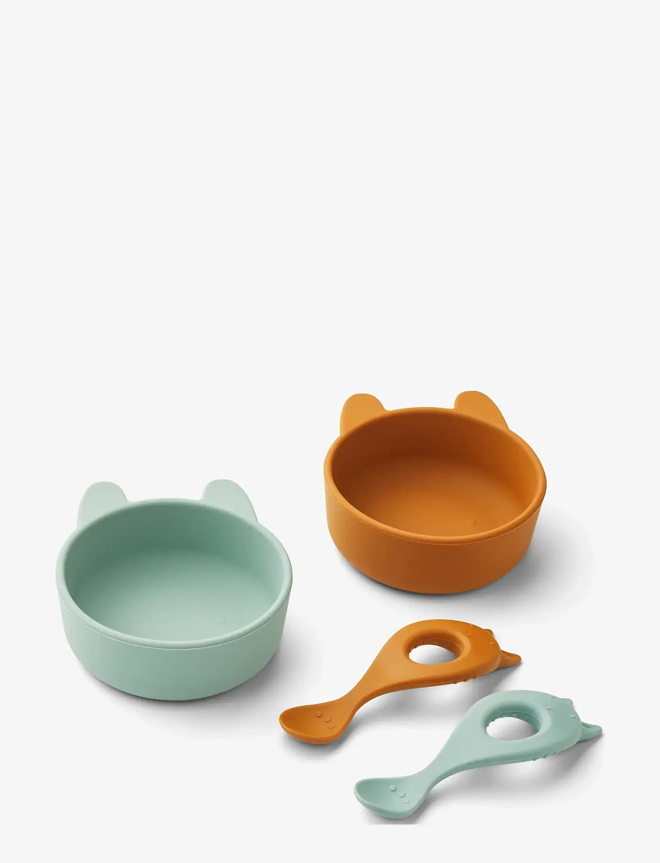 Liewood - Evan set 2-pack - rabbit mustard/peppermint mix - 0