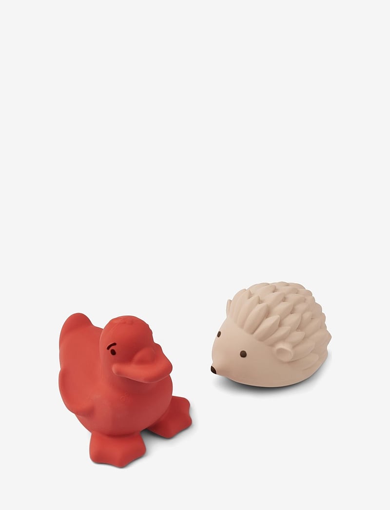 Liewood - Henrik bath toys 2-pack - baðtími - apple red/rose mix - 1