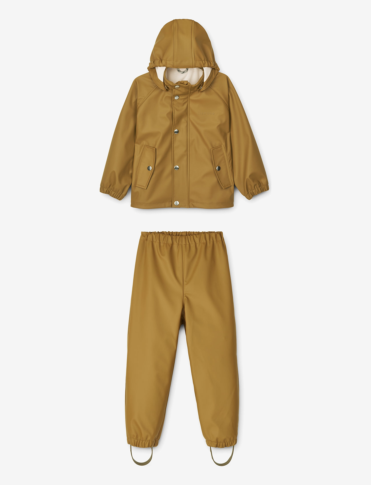 Liewood - Serena rainwear set - golden caramel - 0