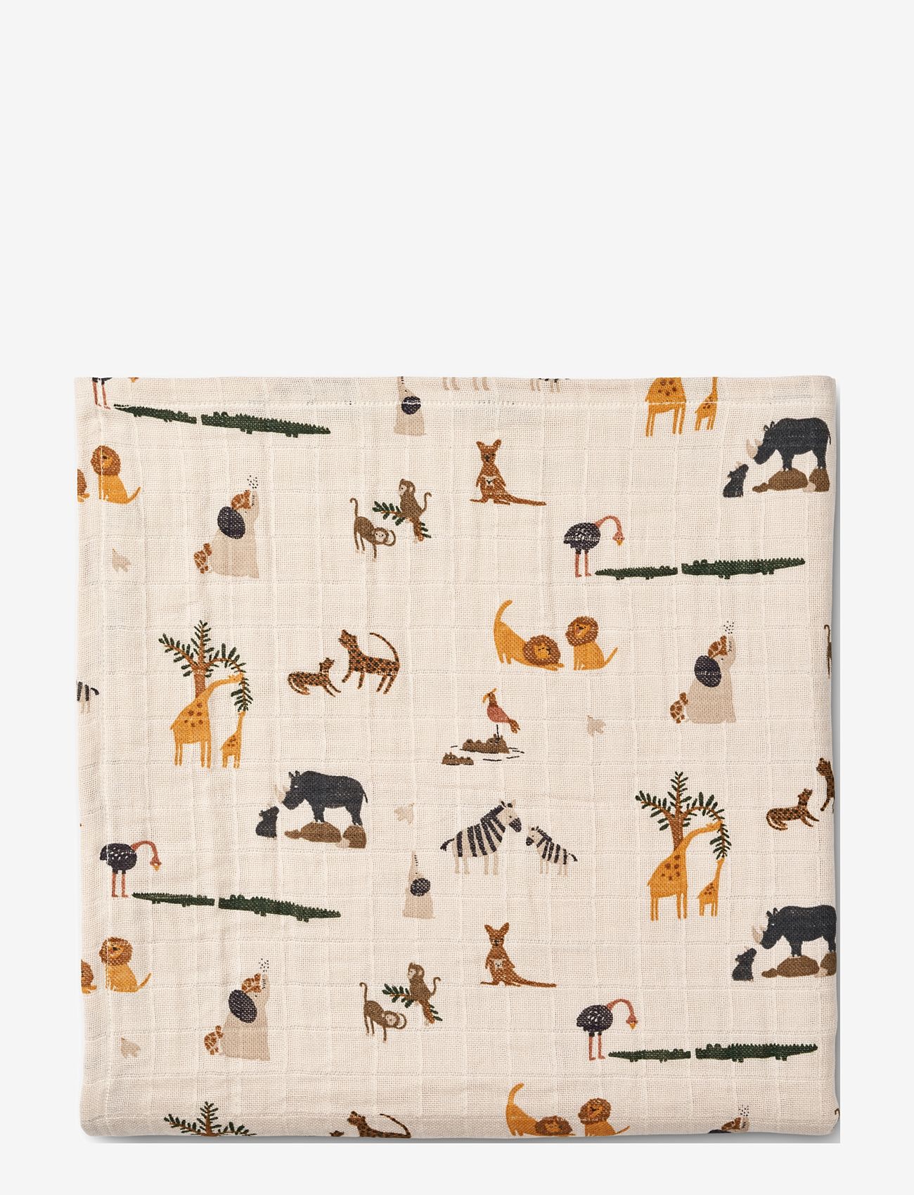 Liewood - Ben muslin swaddle print - all together sandy - 0