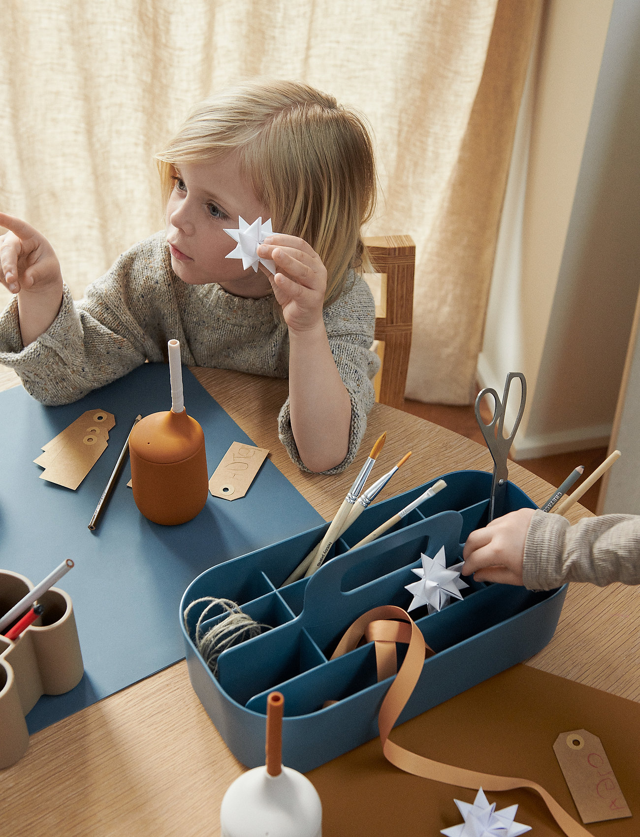 Liewood - Hope storage caddy - pennhållare - whale blue - 3