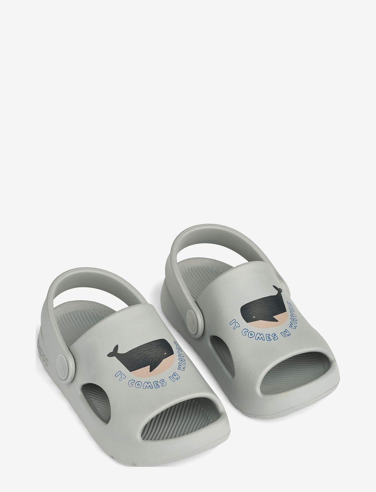Liewood - Morris Sandals - laveste priser - whales / cloud blue - 0