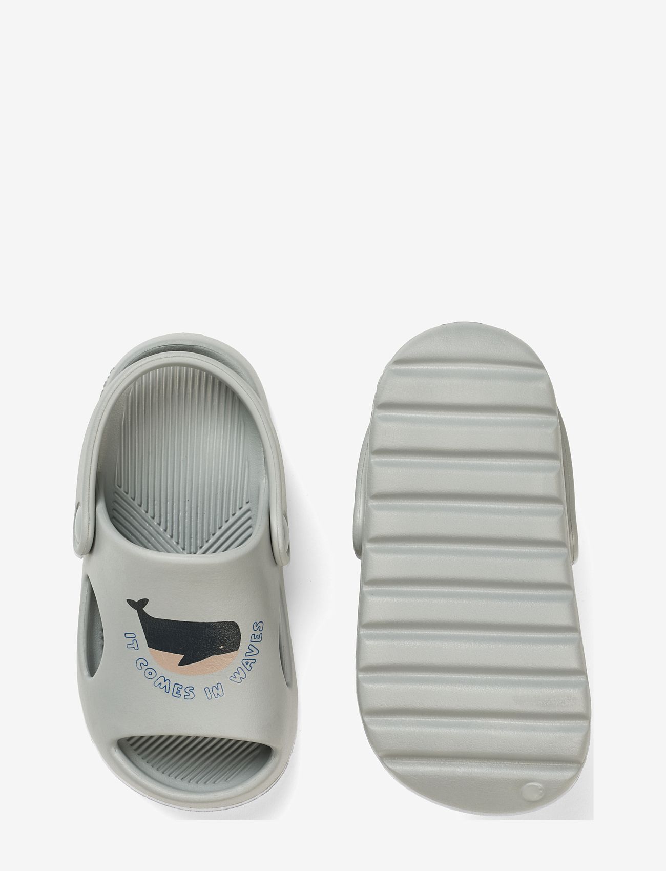 Liewood - Morris Sandals - laveste priser - whales / cloud blue - 1