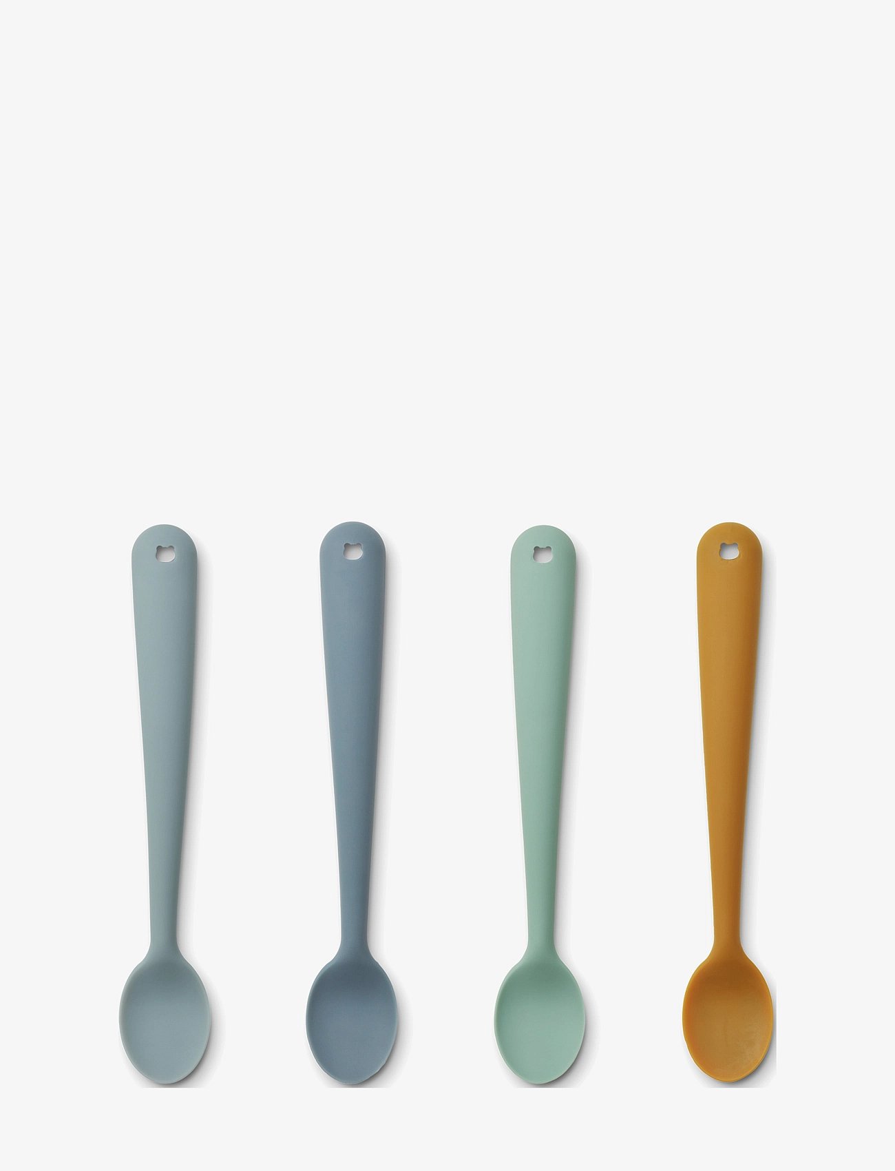 Liewood Siv Feeding Spoon 4-Pack - Blue - L16.8CM