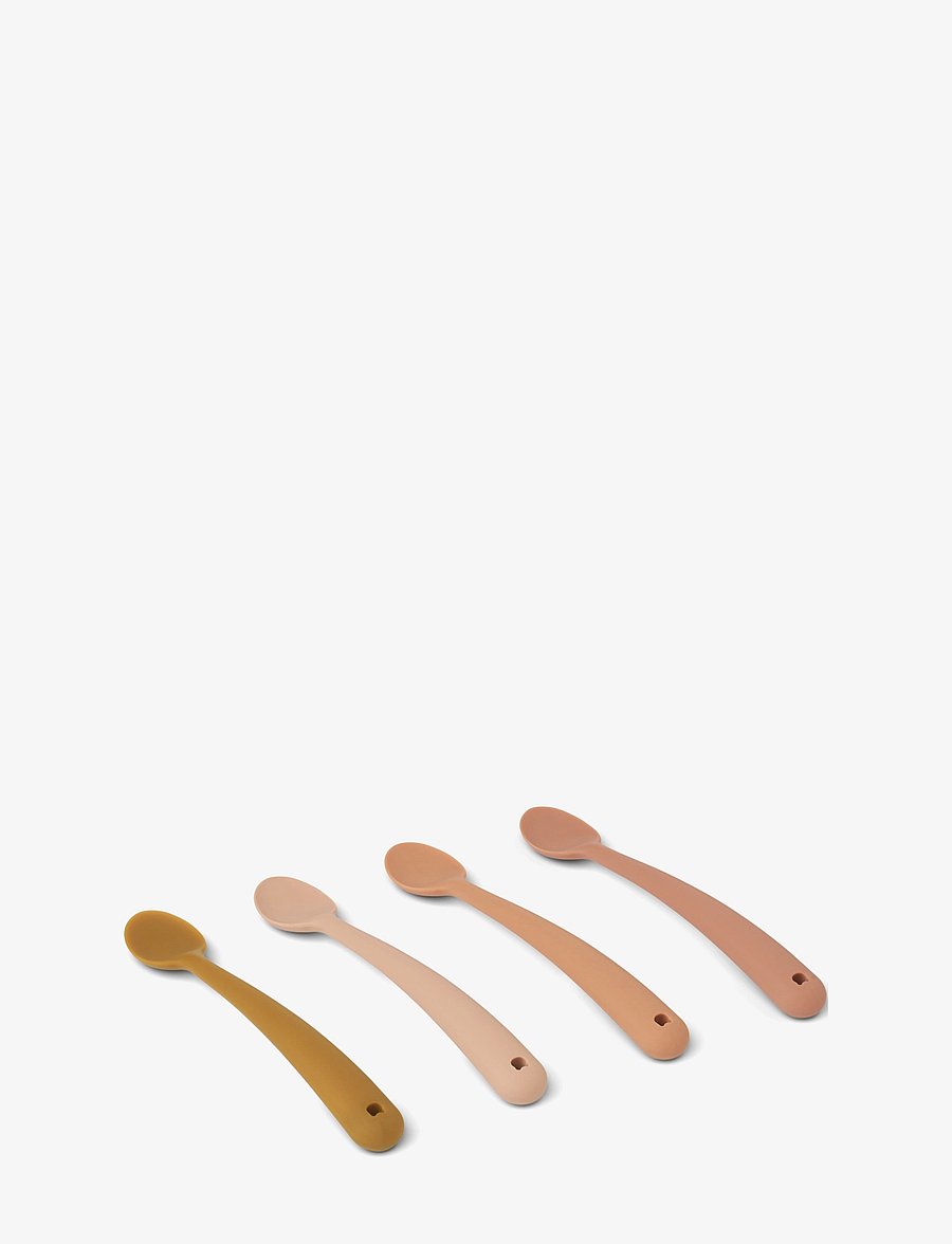 Liewood - Siv Feeding Spoon 4-Pack - besteck - tuscany rose multi mix - 2