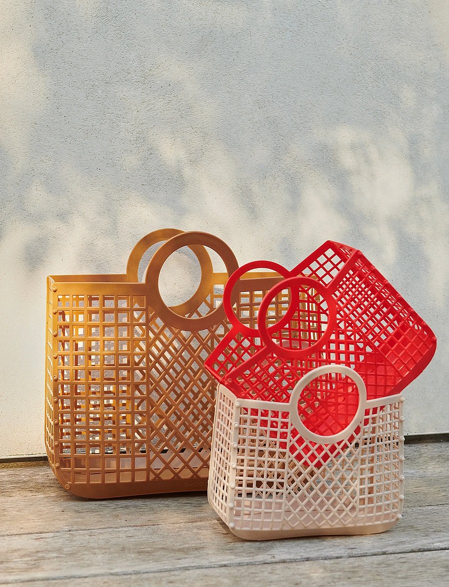 Liewood - Samantha Basket - aufbewahrungskörbe - rose - 0