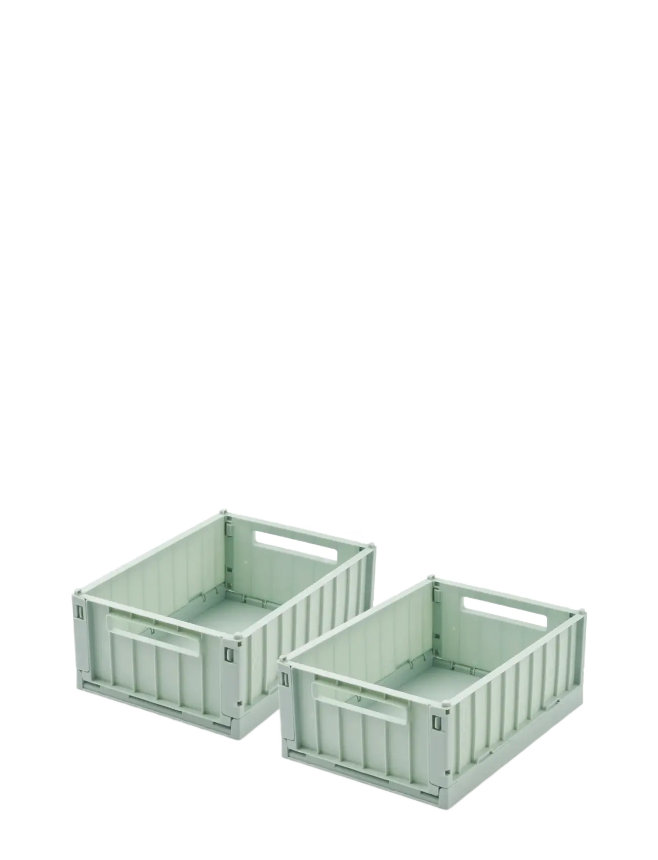 Liewood Weston Storage Box S 2-Pack, One Size, Green, Opbevaring > Opbevaringskasser, Børn