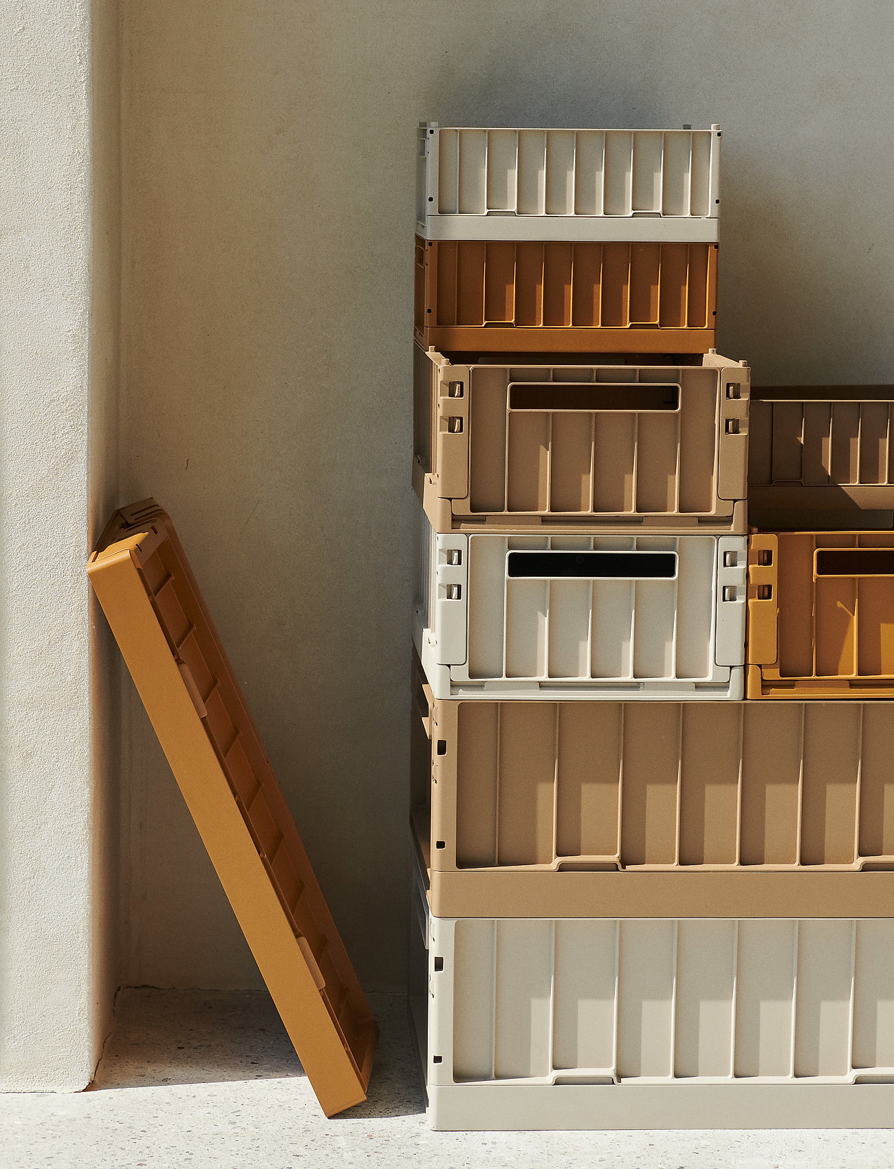 Liewood Weston Storage Box S 2-Pack, One Size, Storage, Creme - Boxes, Kinder