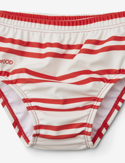 Liewood - Anthony baby swim pants - vasaros pasiūlymai - stripe: creme de la creme / apple red - 0