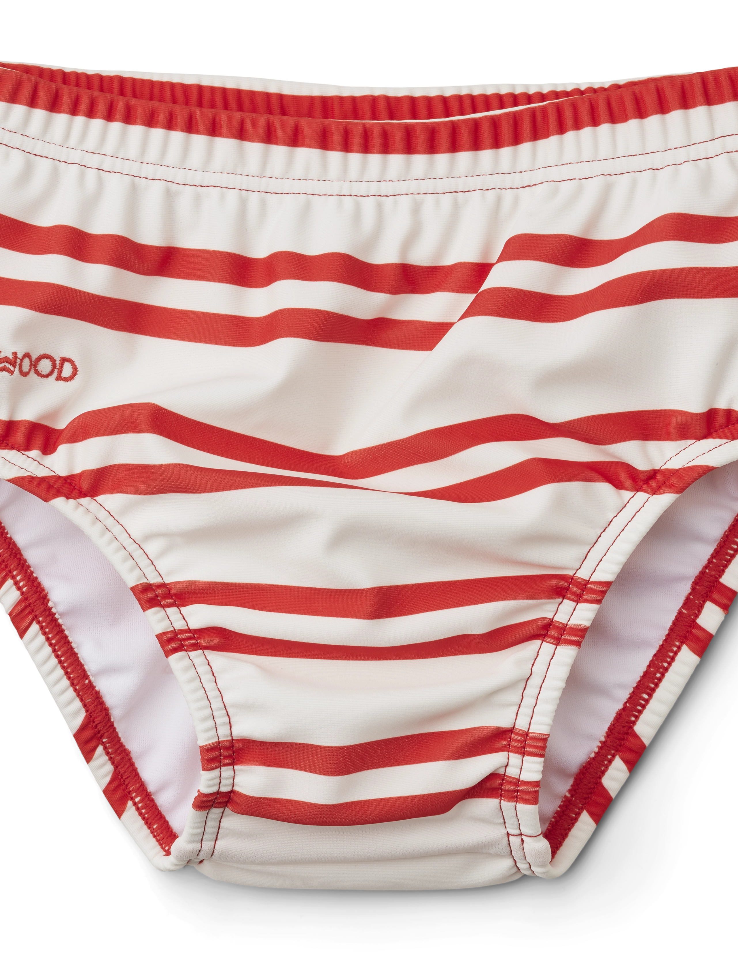 Liewood Anthony baby swim pants - Badkläder - STRIPE: CREME DE LA CREME / APPLE RED / undefined