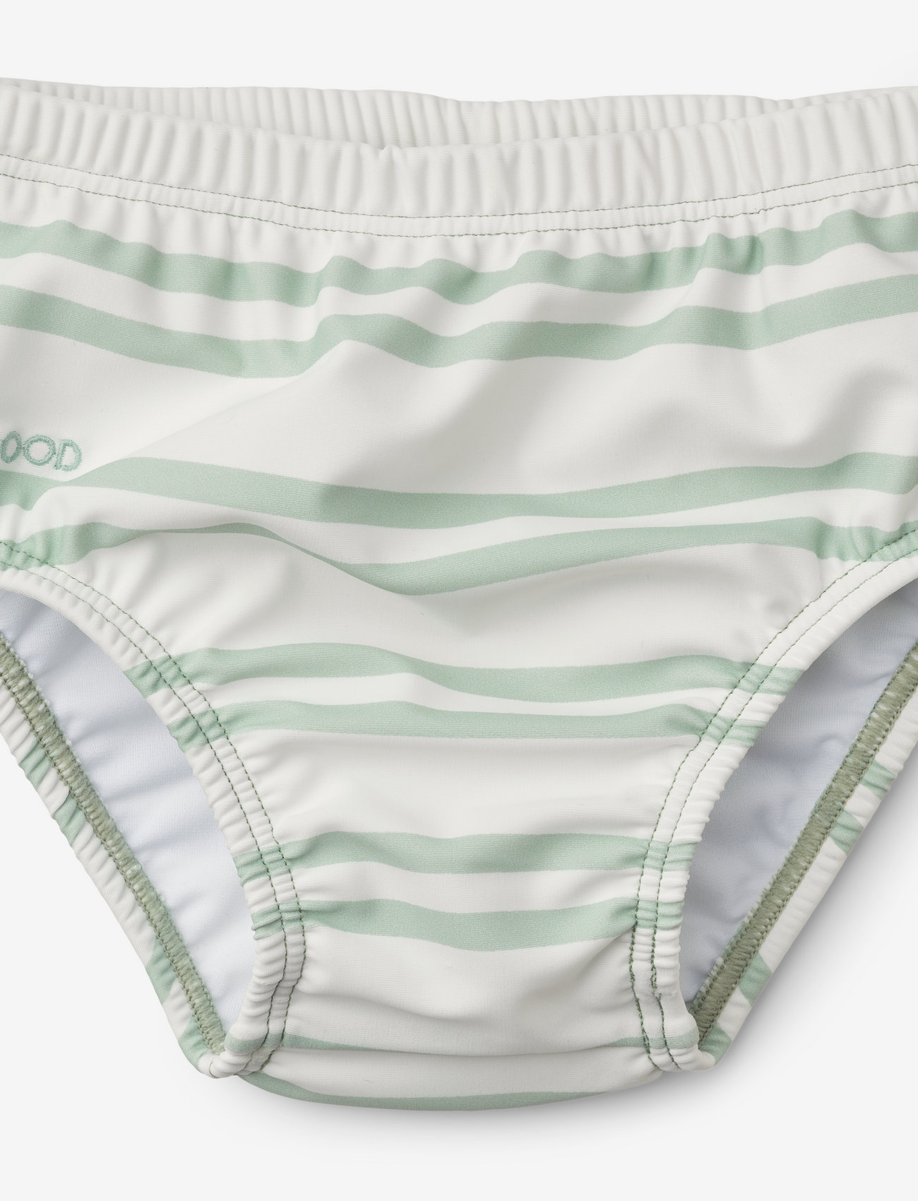 Liewood - Anthony baby swim pants - badbyxor - stripe: creme de la creme / dusty mint - 0