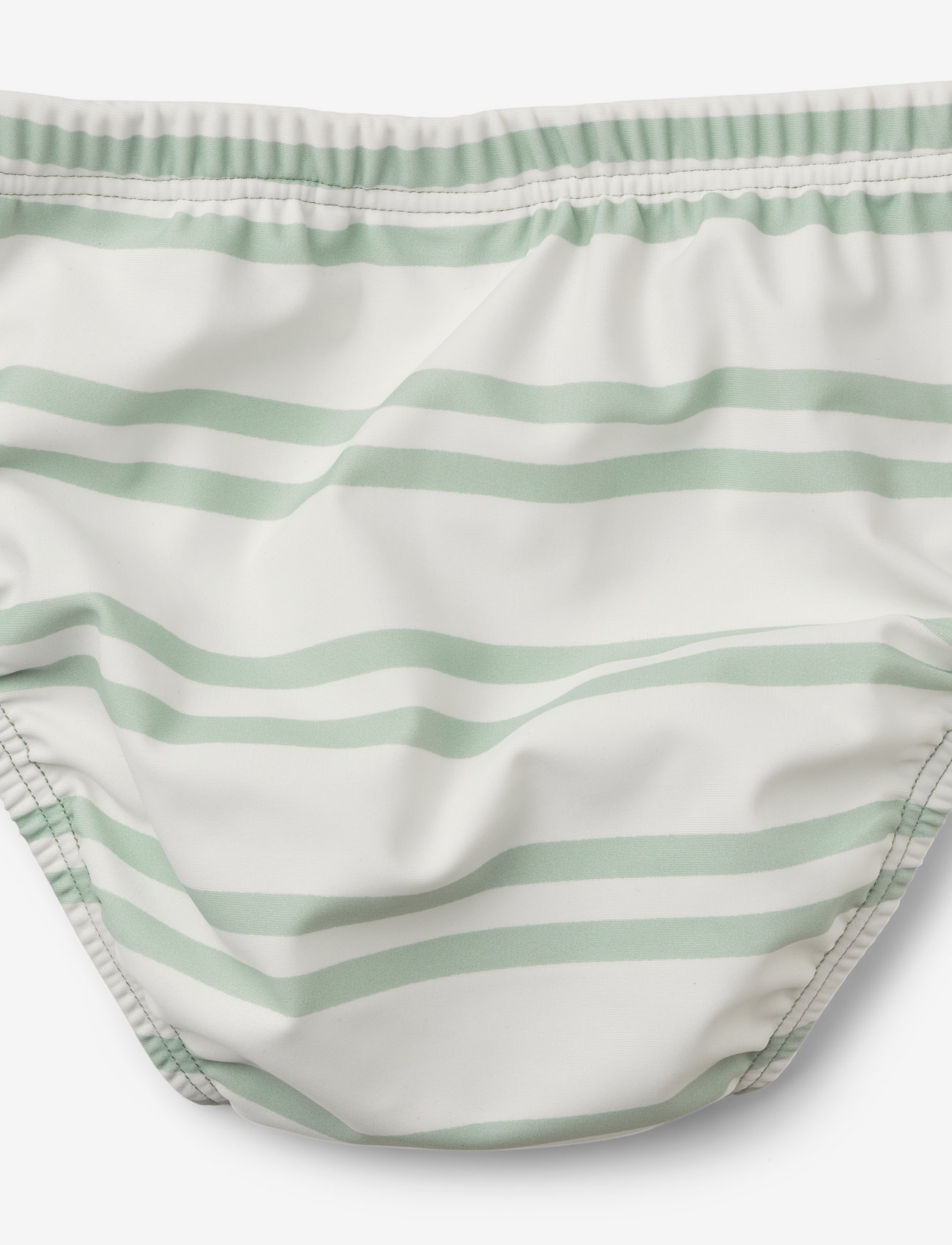 Liewood - Anthony baby swim pants - badbyxor - stripe: creme de la creme / dusty mint - 1