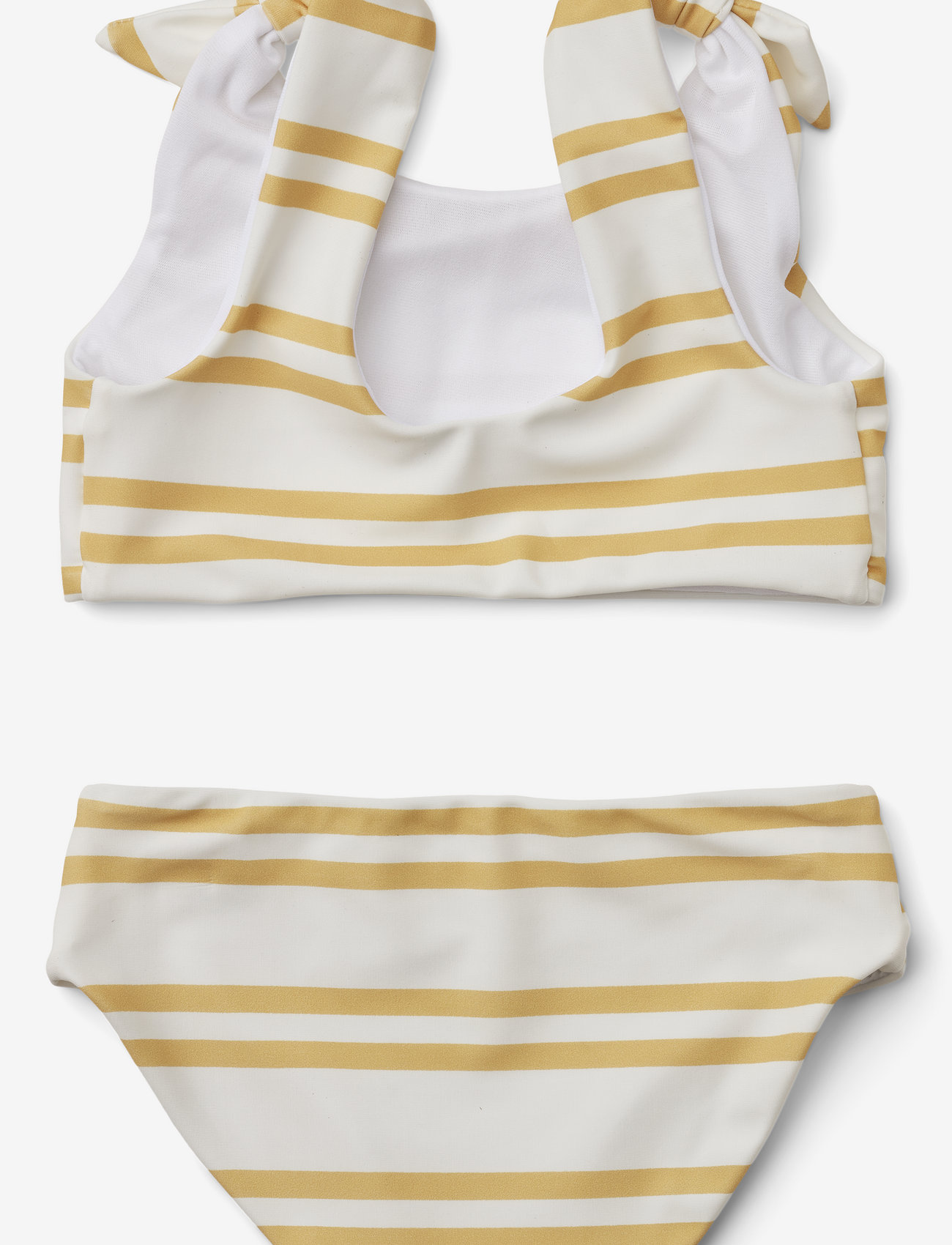 Liewood - Bow bikini set - sommarfynd - stripe: creme de la creme/jojoba - 1
