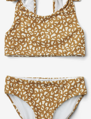 Bow bikini set - MINI LEO/GOLDEN CARAMEL