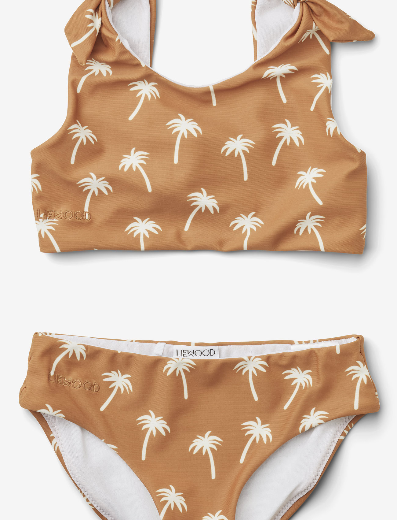 Liewood - Bow bikini set - sommerschnäppchen - palms/almond - 0