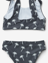Liewood - Bow bikini set - sommerschnäppchen - palms / dark blue - 1