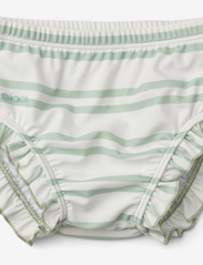 Mila baby swim pants - STRIPE: CREME DE LA CREME / DUSTY MINT