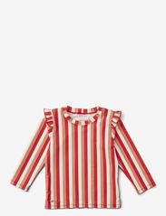 Tenley swim tee - STRIPE: APPLE RED MULTI MIX