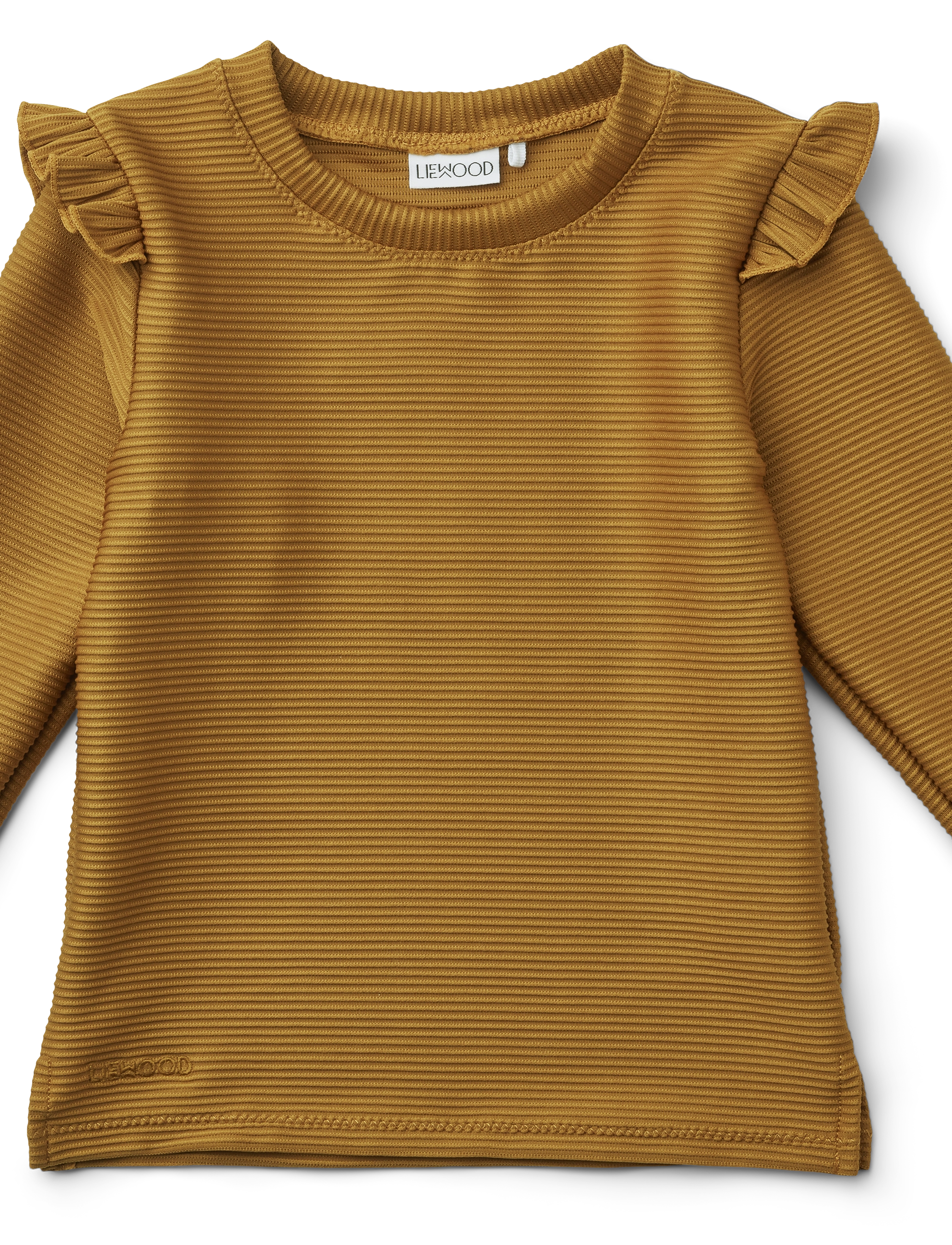 Tenley swim tee structure - GOLDEN CARAMEL