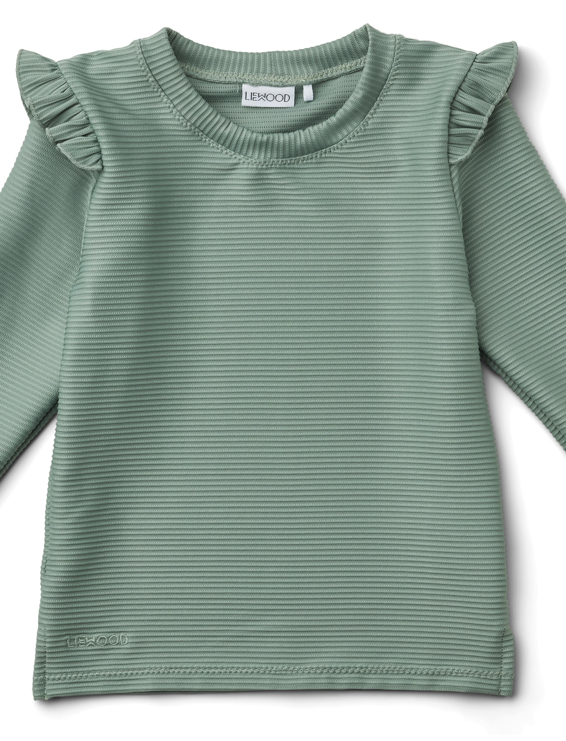 Tenley swim tee structure - PEPPERMINT