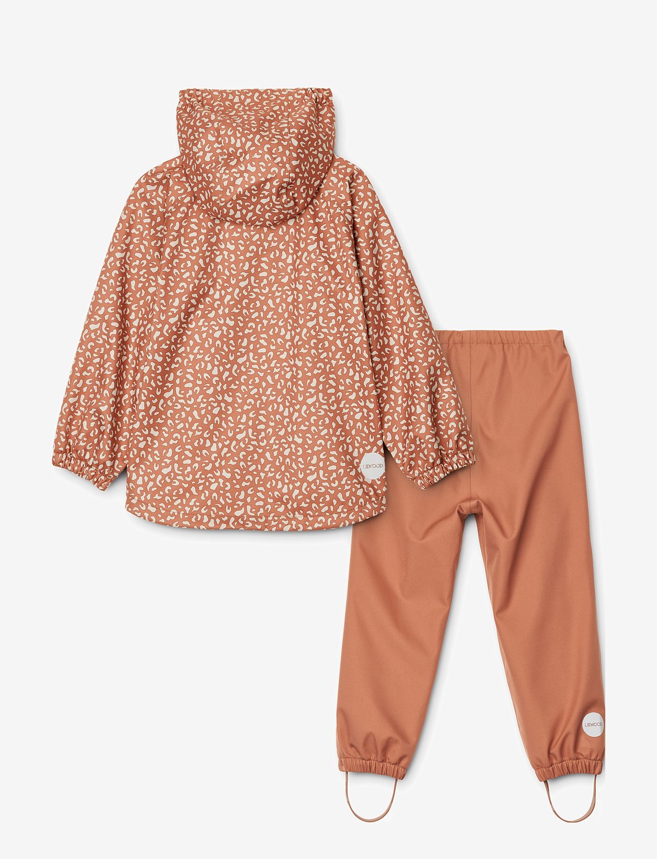 Liewood - Parker printed soft shell set - mini leo tuscany rose - 2