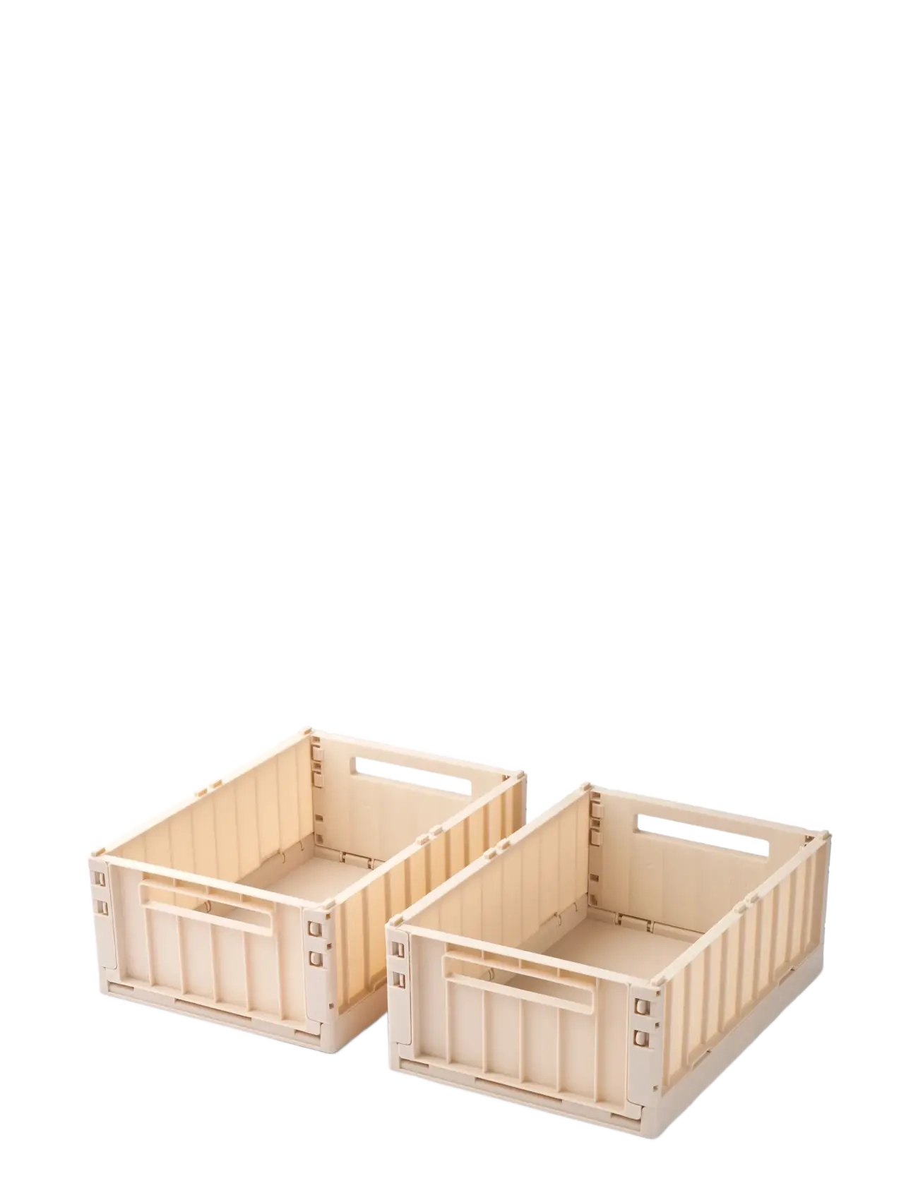 Liewood Weston Storage Box M 2-Pack, Opbevaringskasse, Creme, Str: ONE SIZE