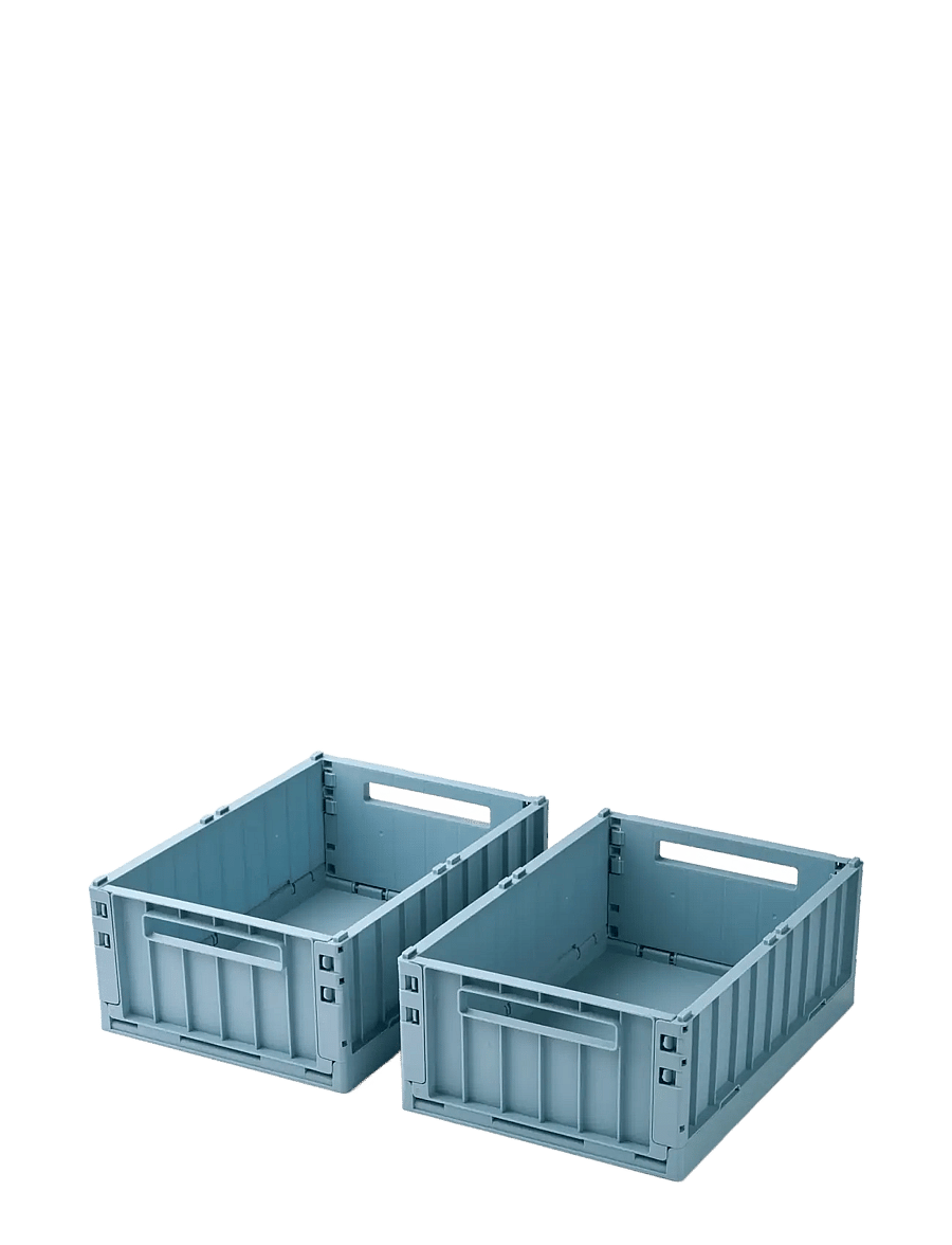 Liewood - Weston Storage Box M 2-pack - boîtes de rangement - beach blue - 1