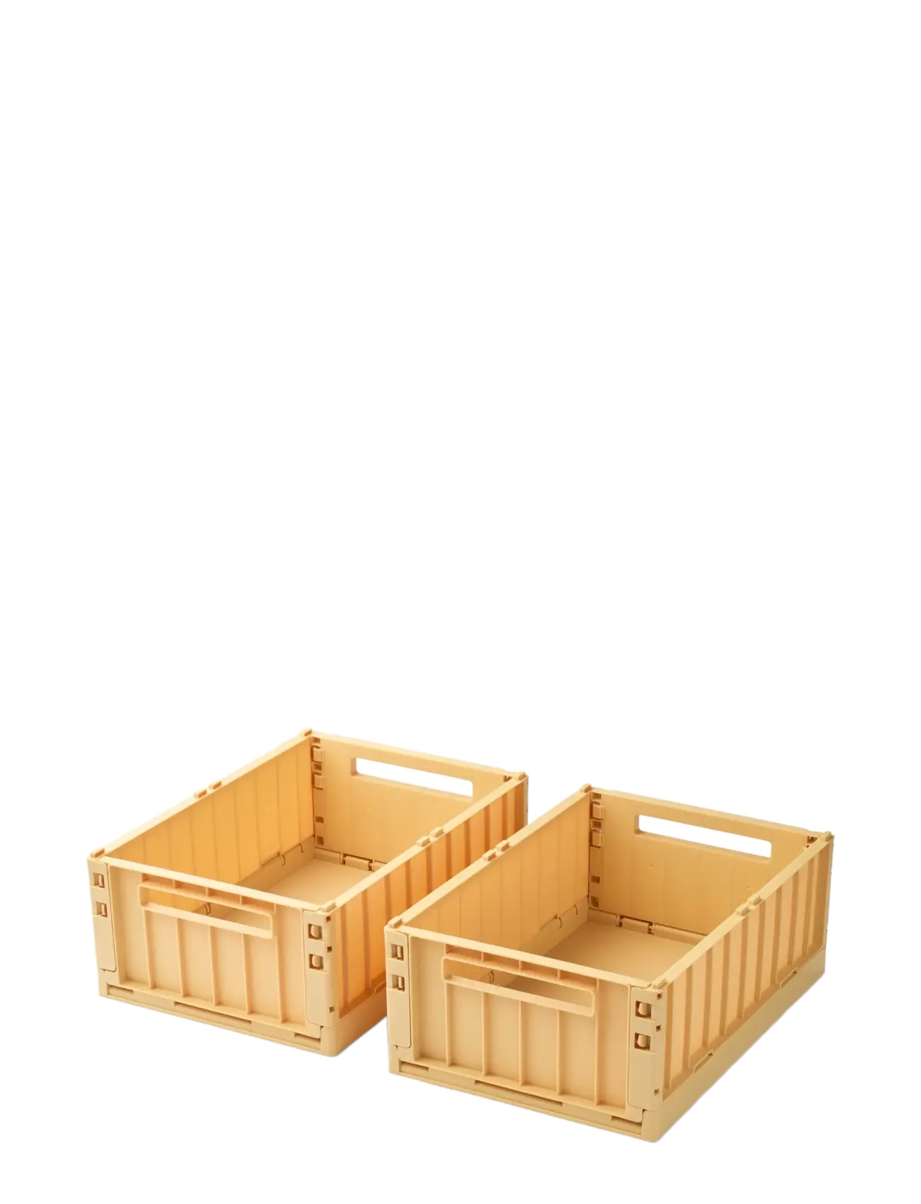 Liewood Weston Storage Box M 2-pack - Storage boxes - LEMON YELLOW / yellow