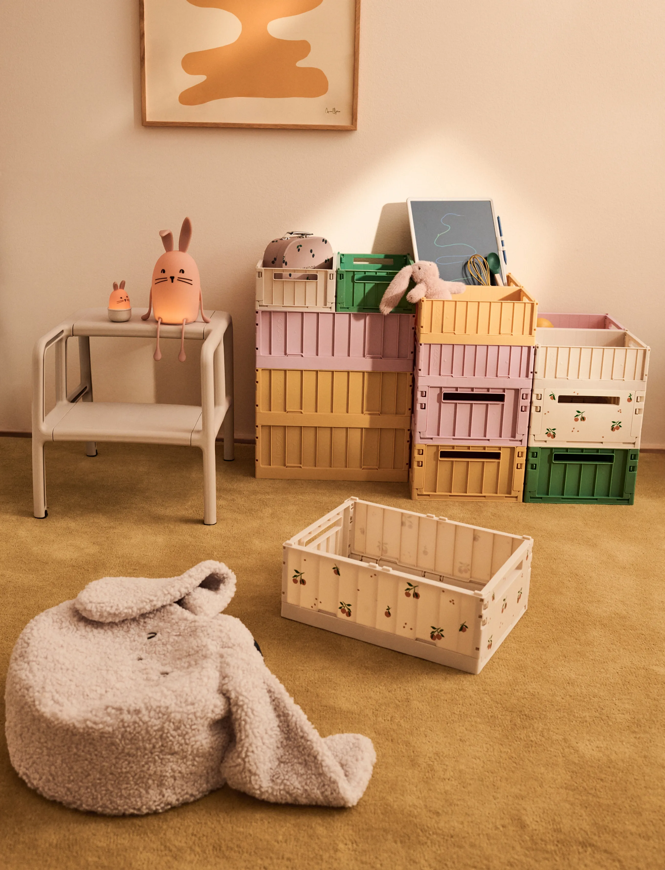 Liewood - Weston Storage Box M 2-pack - aufbewahrungsboxen - rose blush - 0