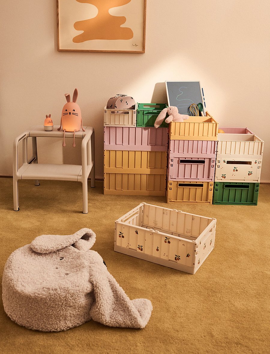 Liewood - Weston Storage Box M 2-pack - aufbewahrungsboxen - rose blush - 0