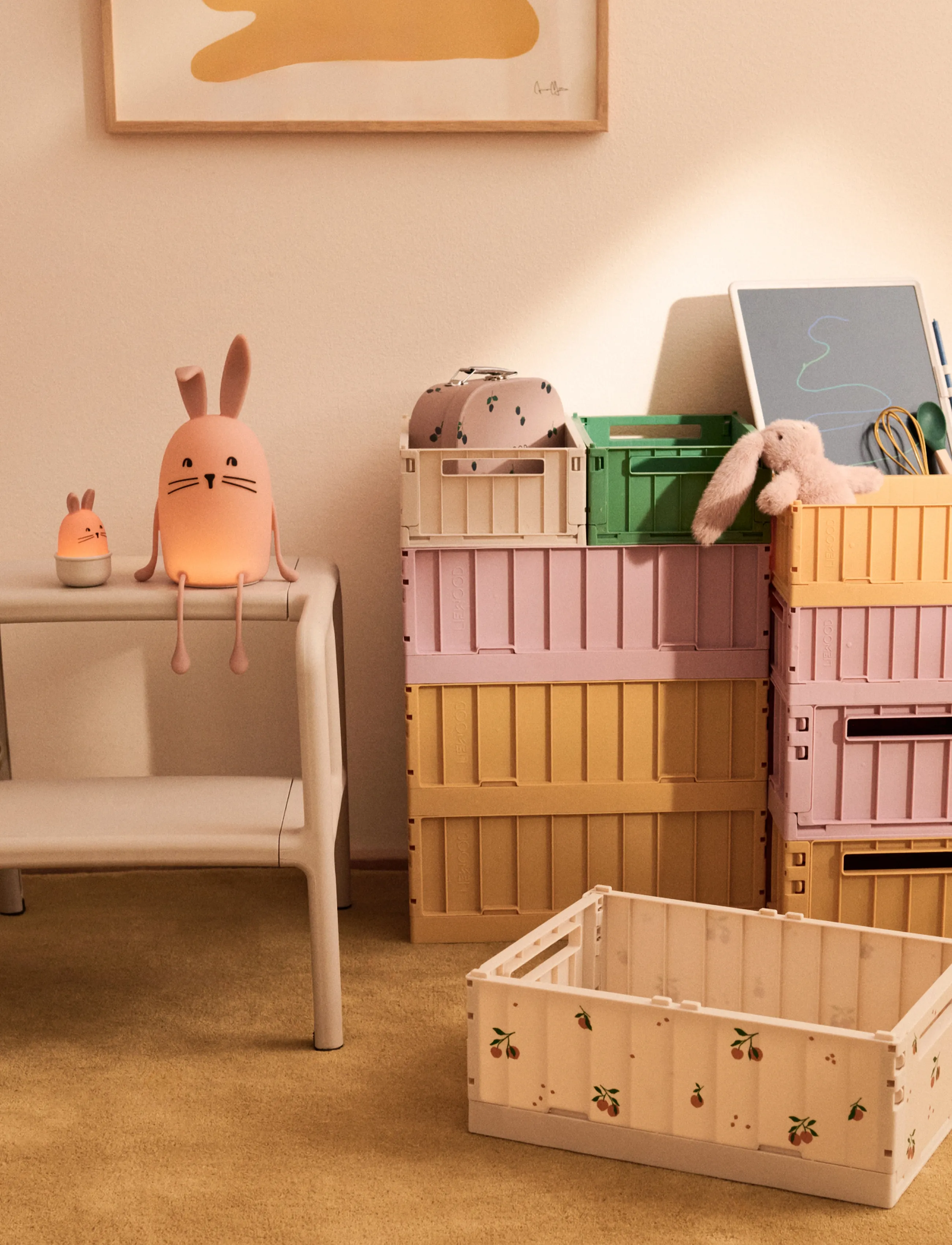 Liewood - Weston Storage Box M 2-pack - aufbewahrungsboxen - rose blush - 3