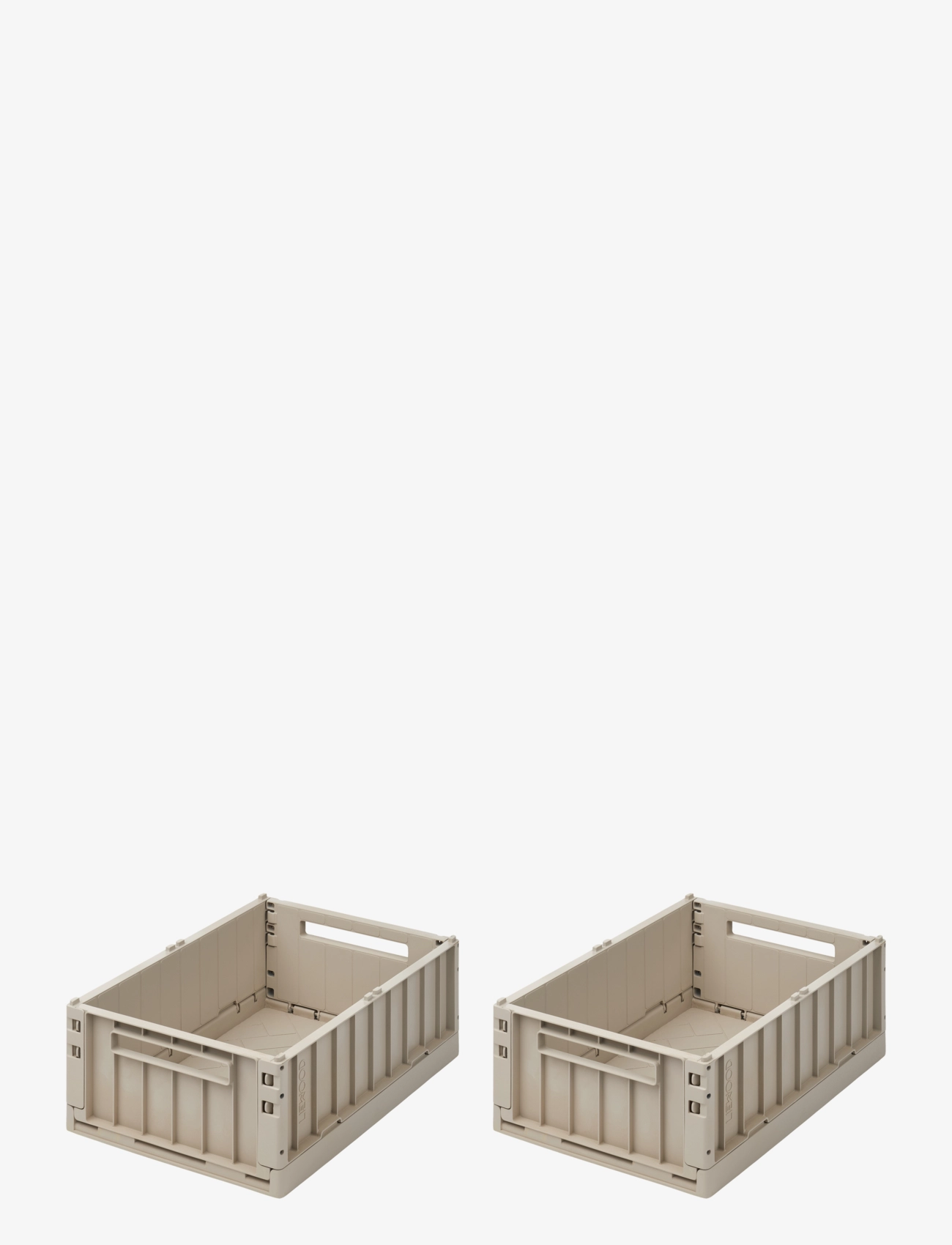 Liewood Weston Storage Box M 2-pack - Hoiustamine - SANDY / cream