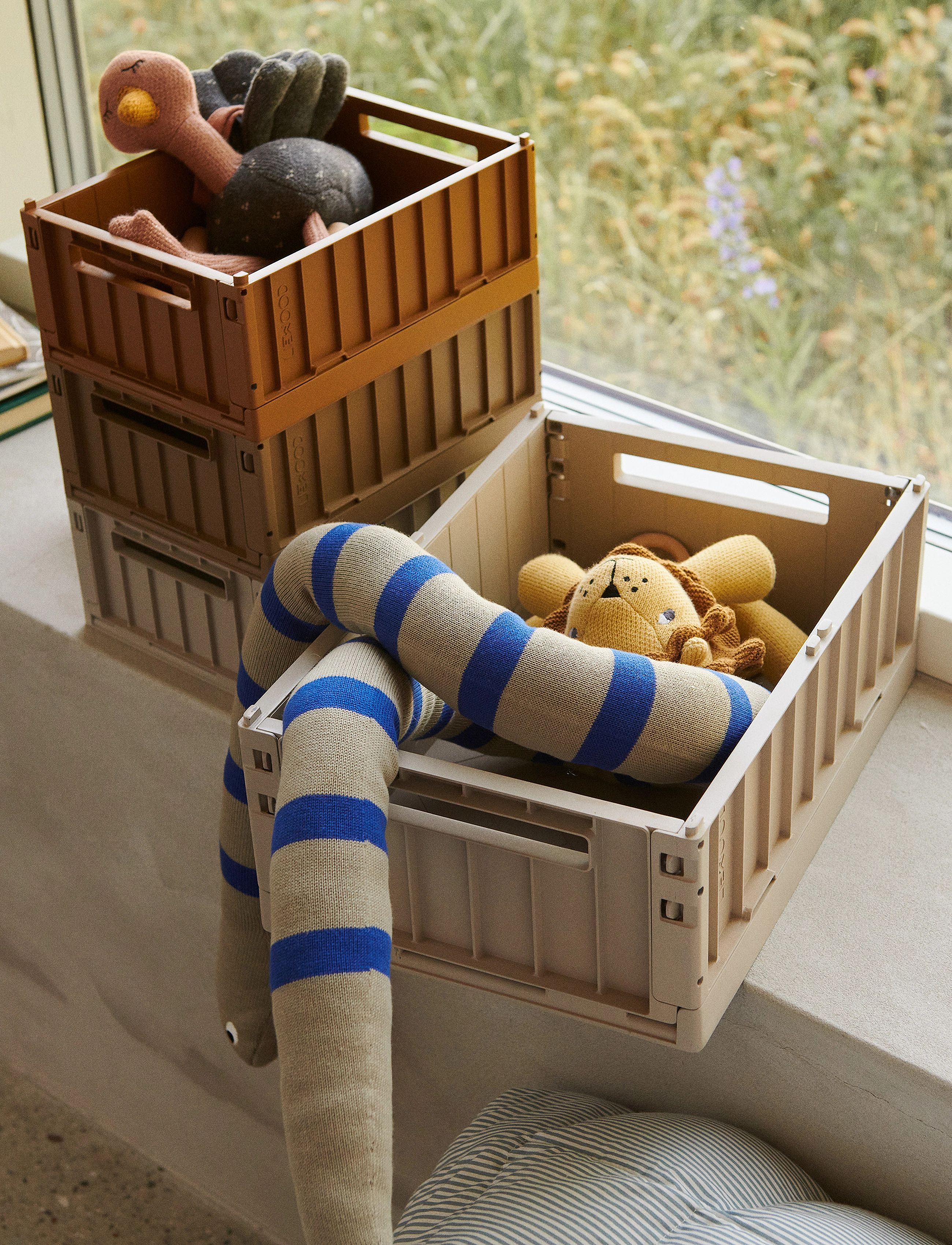 Liewood - Weston Storage Box M 2-pack - uzglabāšanas kastes - sandy - 4