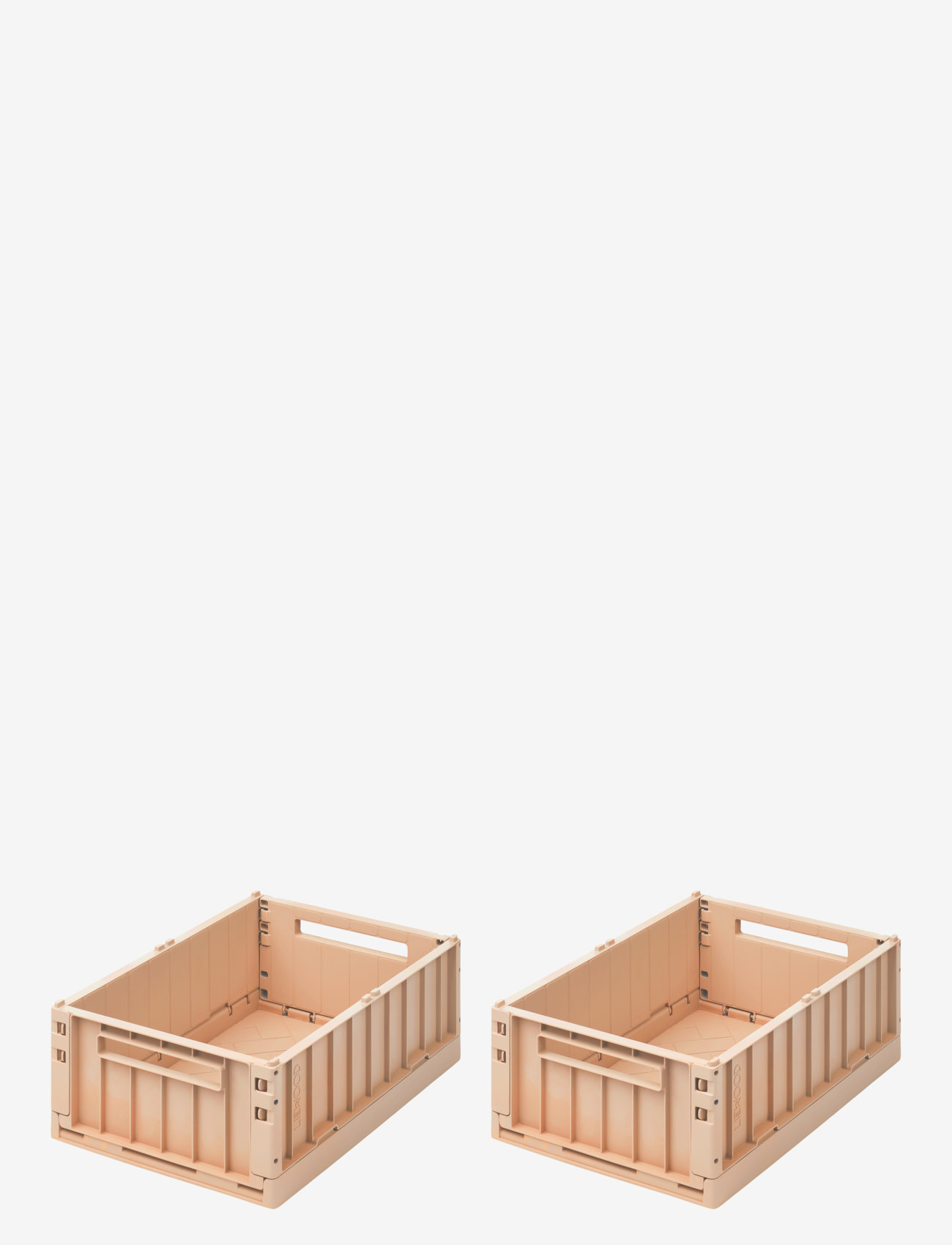 Liewood Weston Storage Box M 2-Pack, Opbevaringskasse, Pink, Str: ONE SIZE