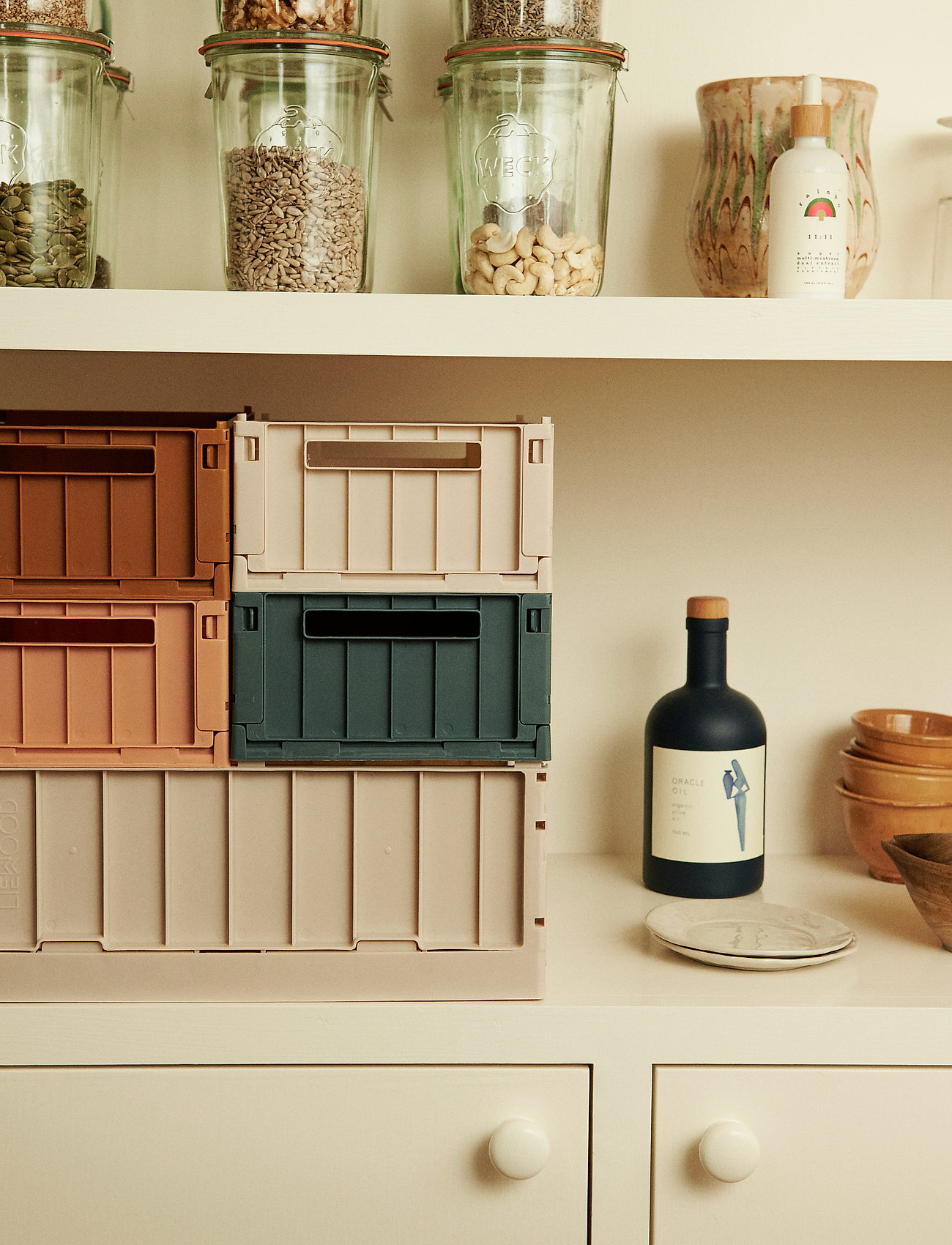 Liewood - Weston Storage Box M 2-pack - opbergdozen - tuscany rose - 5