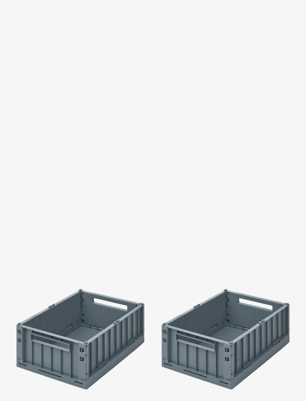 Liewood Weston Storage Box M 2-pack - Storage - WHALE BLUE / blue