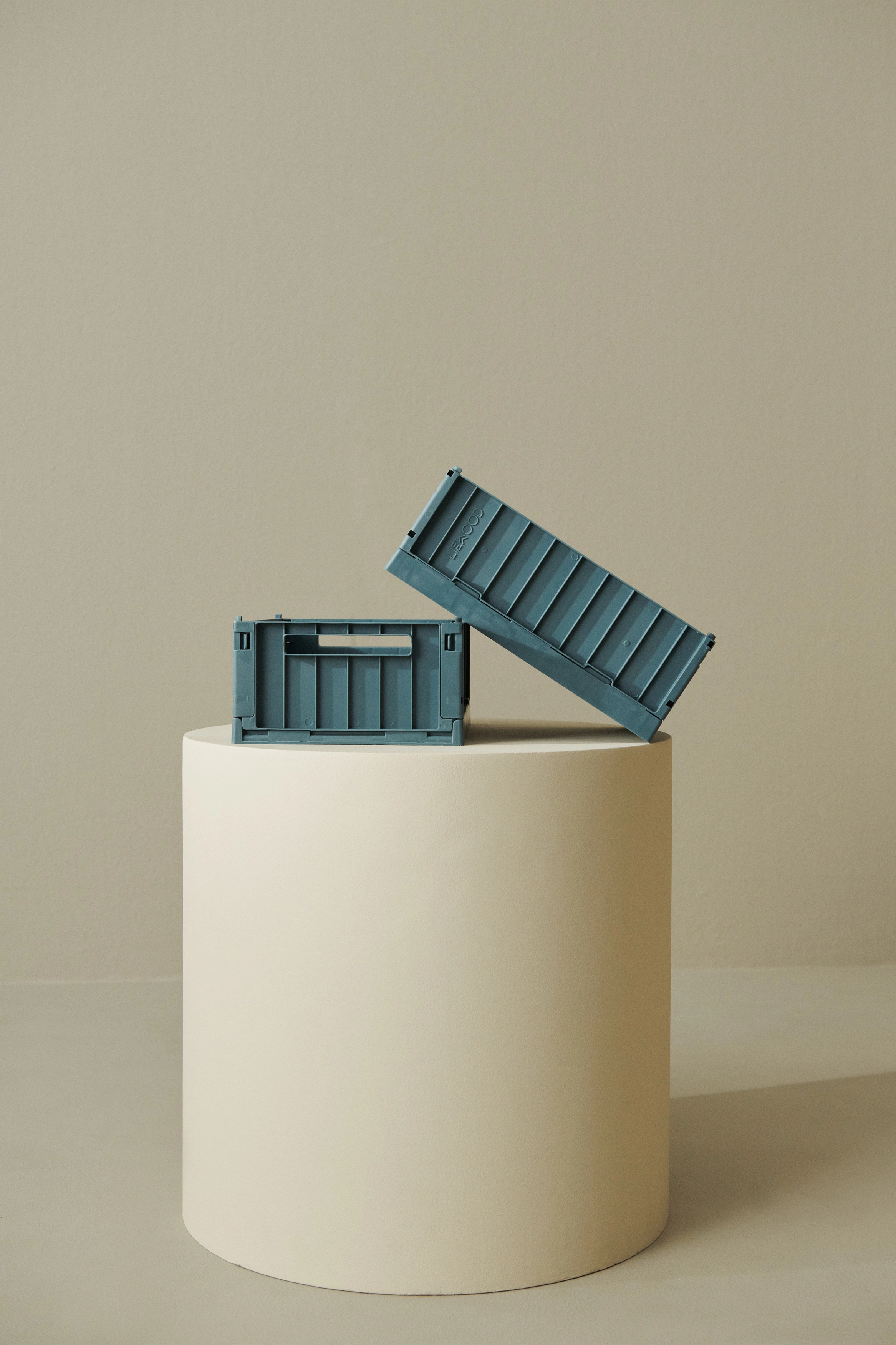 Liewood Weston Storage Box M 2-Pack, One Size, Storage, Blau - Boxes, Kinder