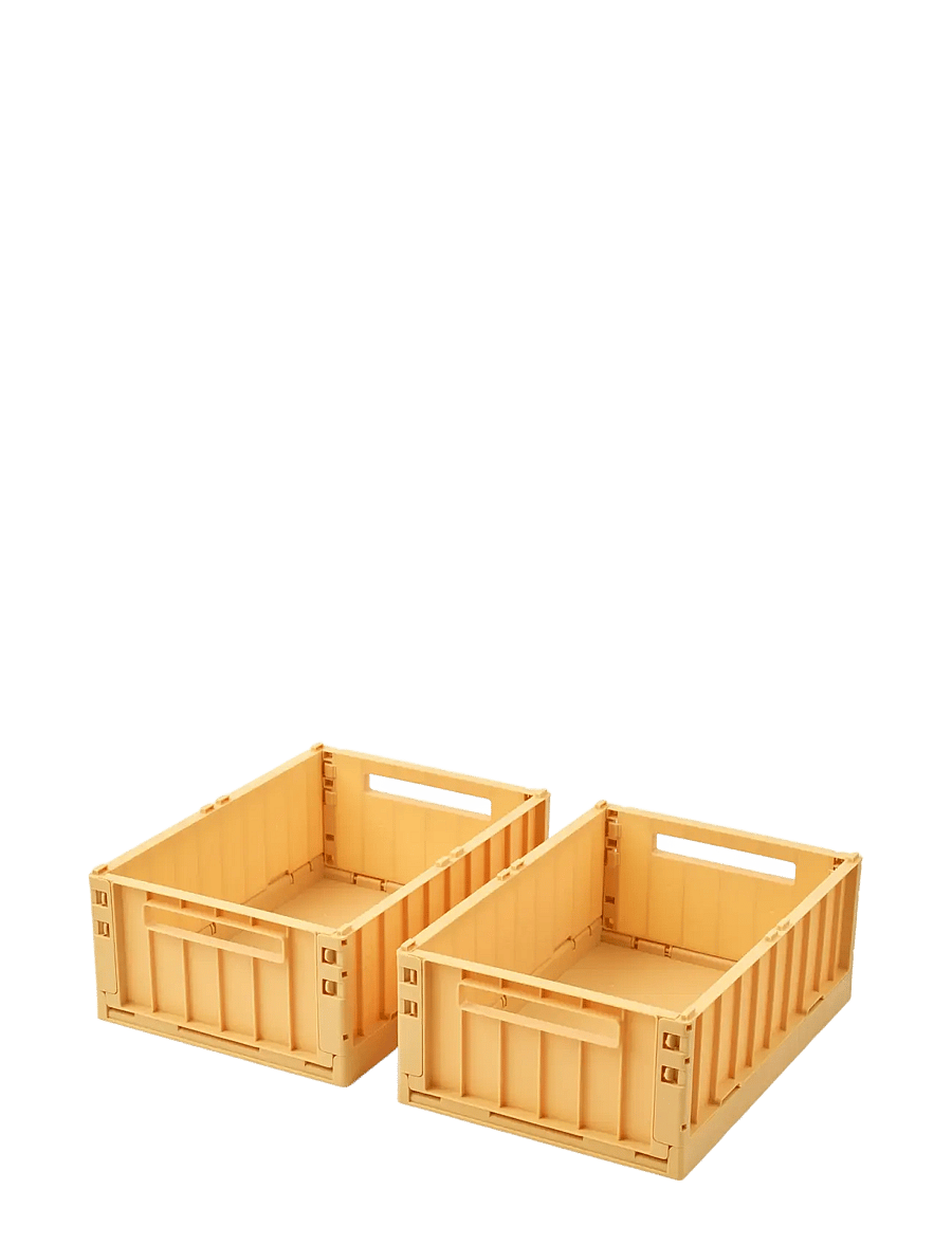 Liewood - Weston Storage Box M 2-pack - aufbewahrungsboxen - yuzu - 0