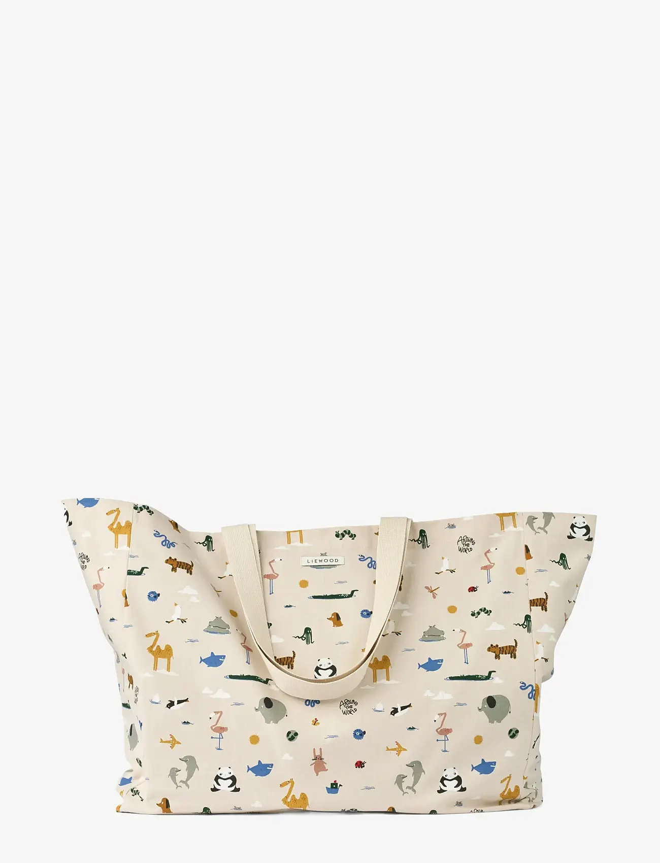 Liewood - Maxi Totebag - shoppingväskor - around the world / sandy - 0