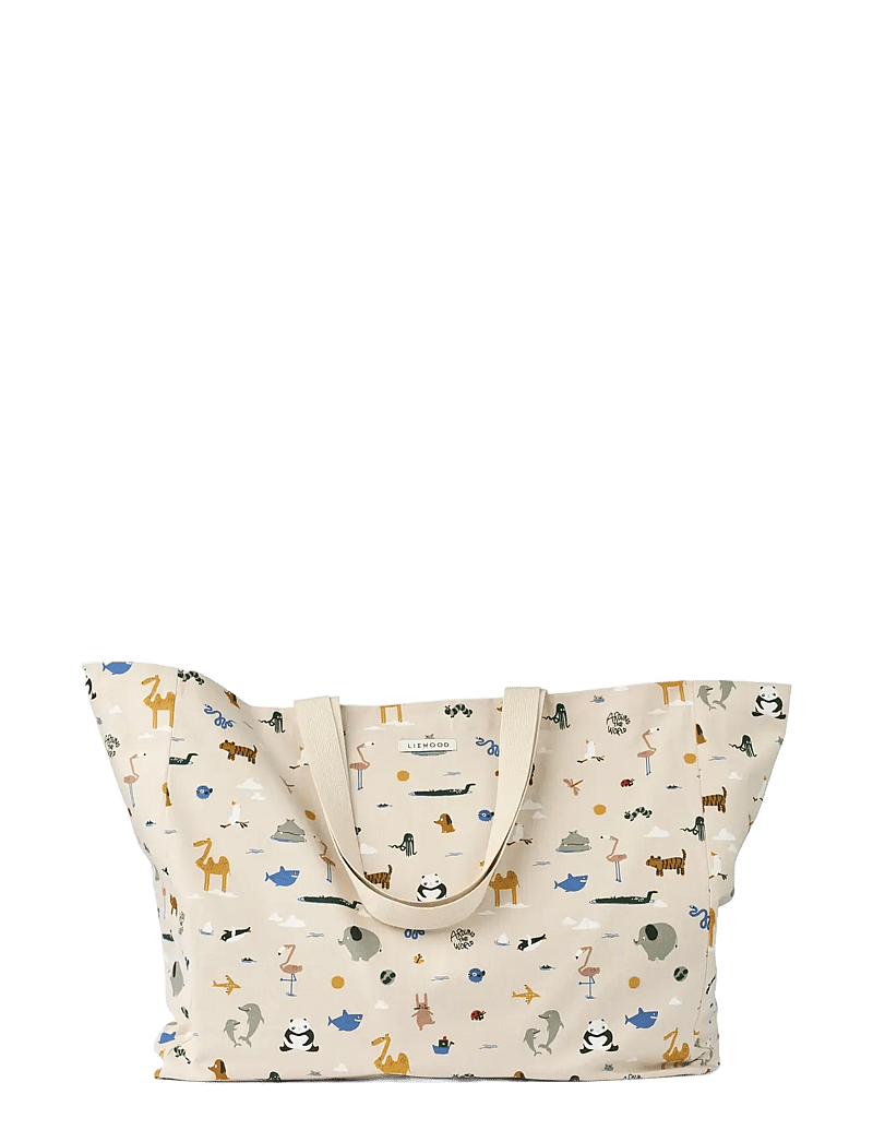 Liewood - Maxi Totebag - shoppingväskor - around the world / sandy - 0
