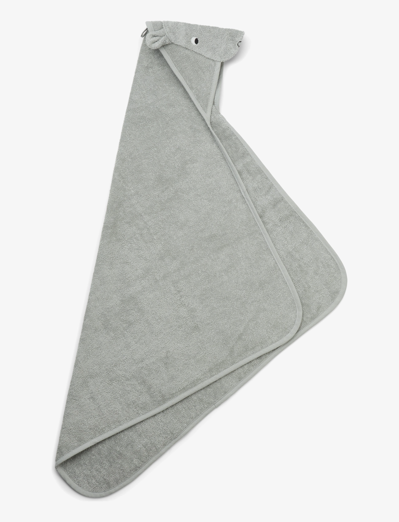 Liewood - Albert hooded towel - handdukar - hippo dove blue - 1