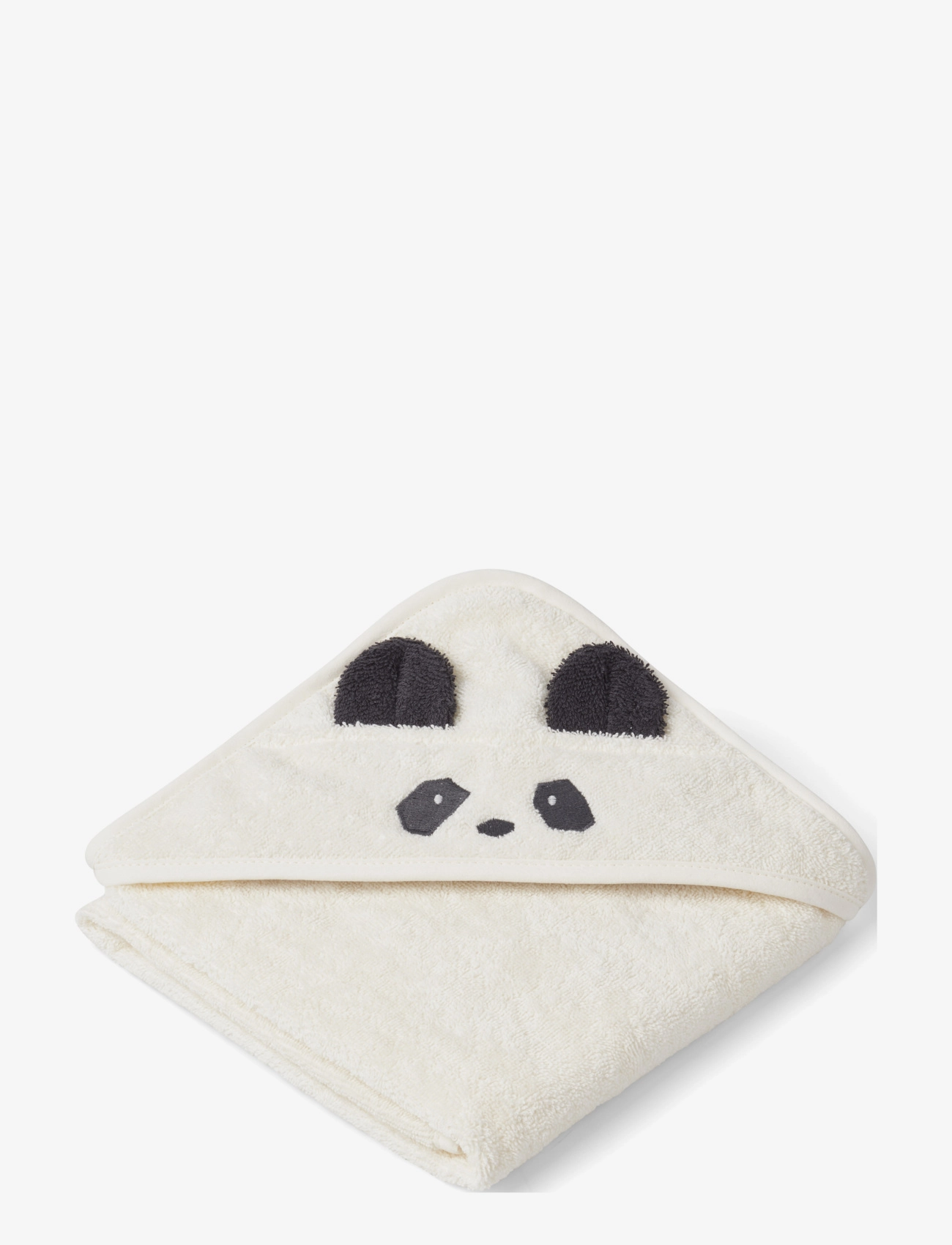 Liewood Albert Hooded Towel, One Size, Cream, Håndklæder & Klude > Håndklæder, Børn