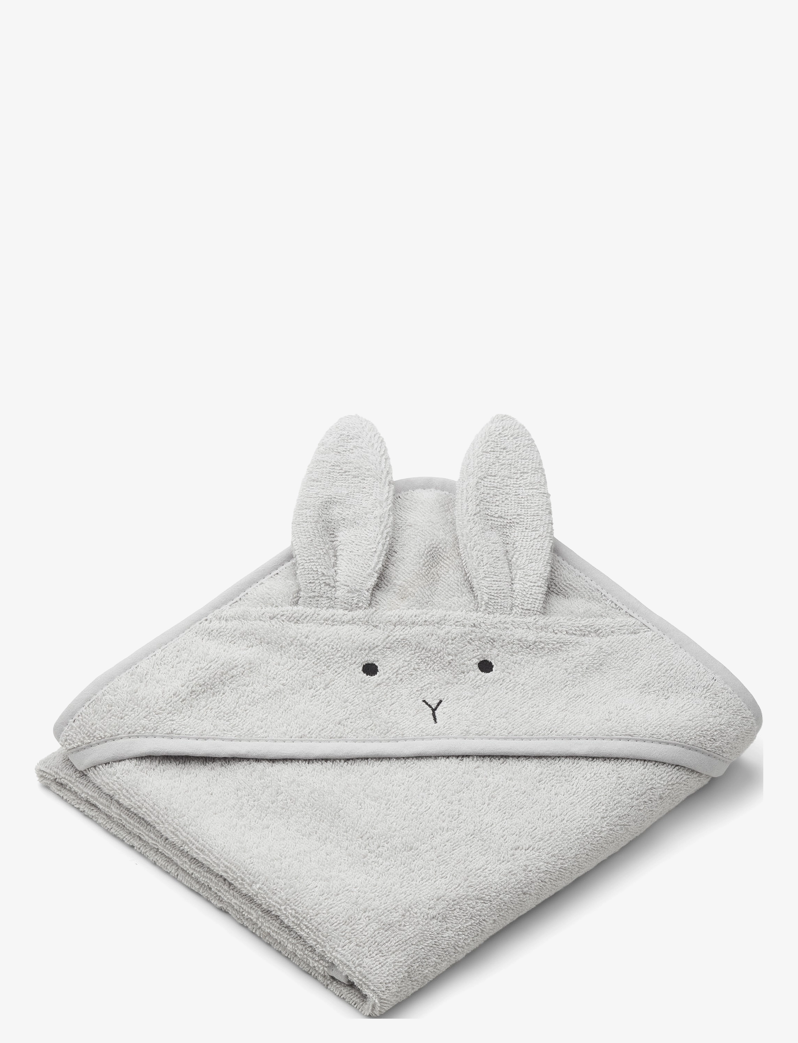 Liewood Albert Hooded Towel, Håndklæde, Grå, Str: ONE SIZE