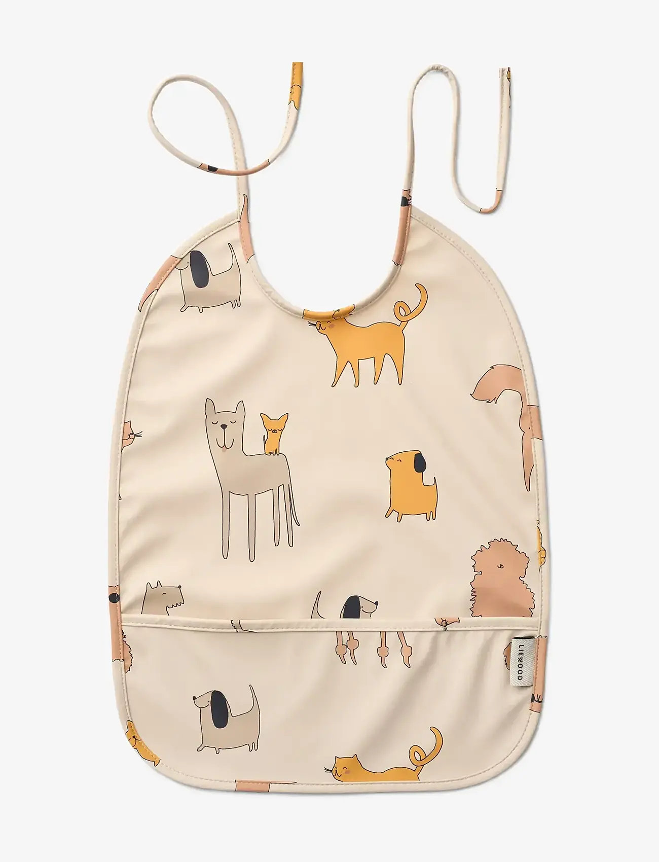 Liewood - Lai bib - Ärmellose lätzchen - cats and dogs / sandy - 0