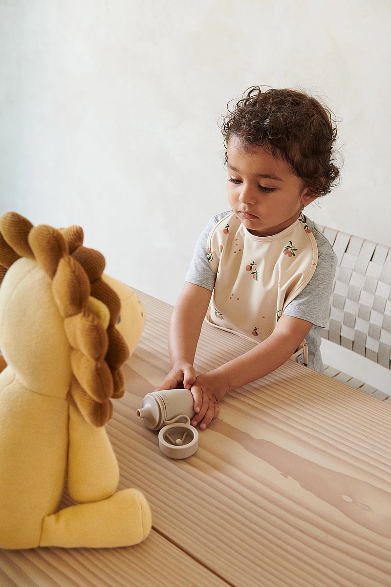 Liewood - Lai bib - sleeveless bibs - peach/sea shell mix - 0